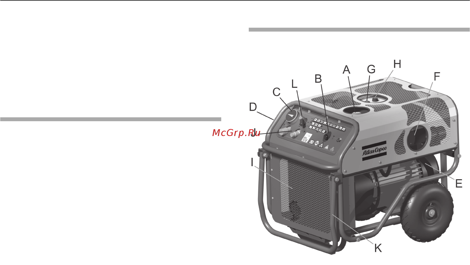 Atlas Copco LP 18-40 E [11/28] Основная часть