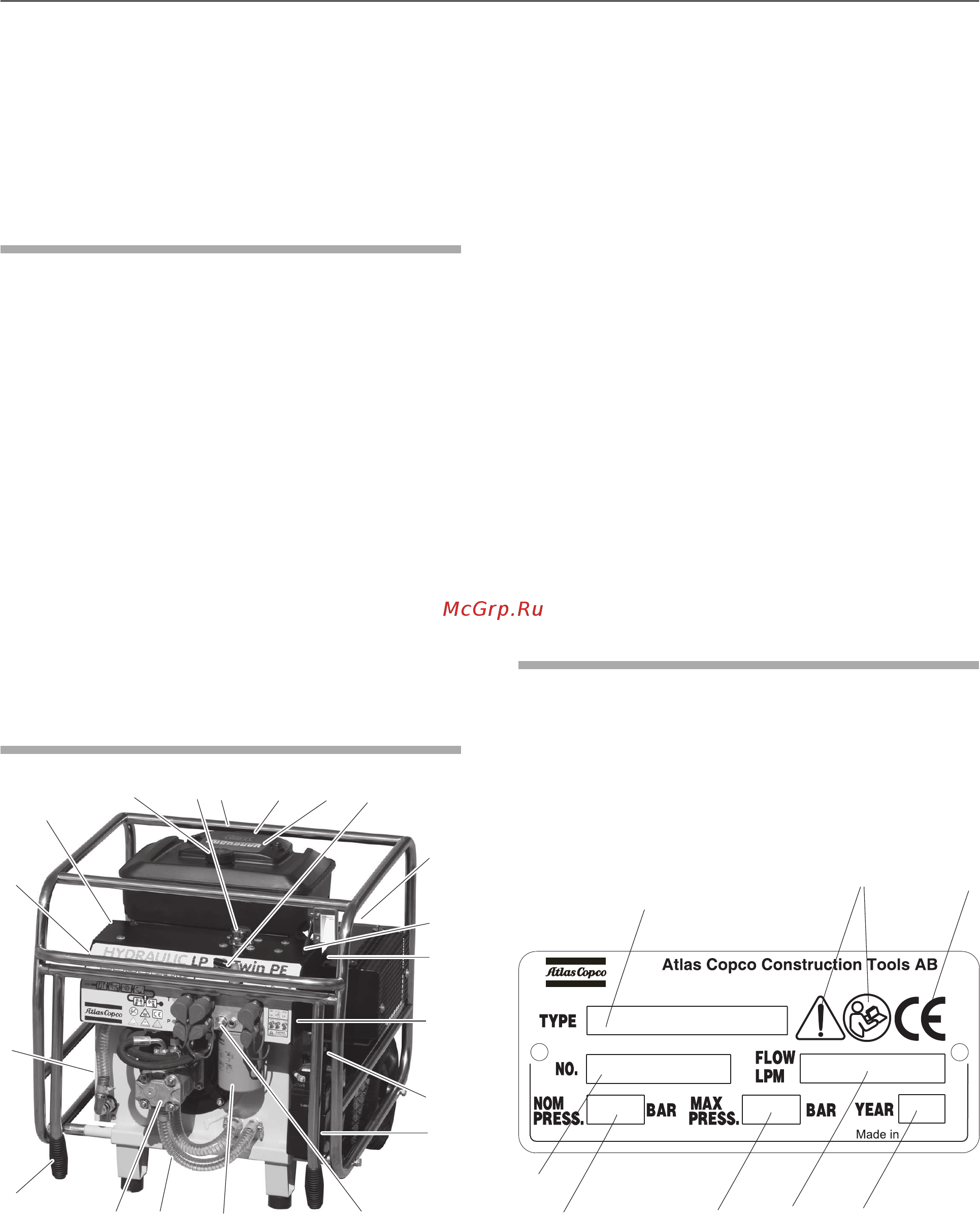 Atlas Copco LP 18-2x20/40 Twin PE [11/28] Общие сведения