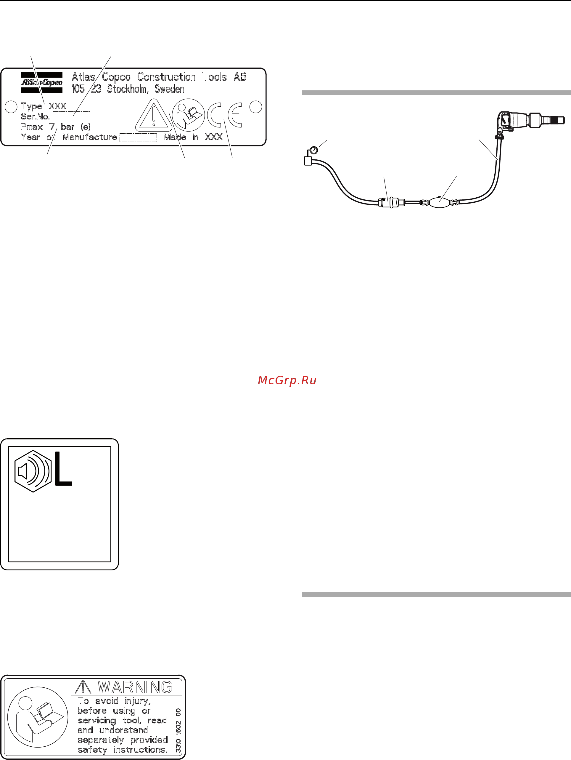 Atlas Copco TEX 07PE [181/296] Asennus