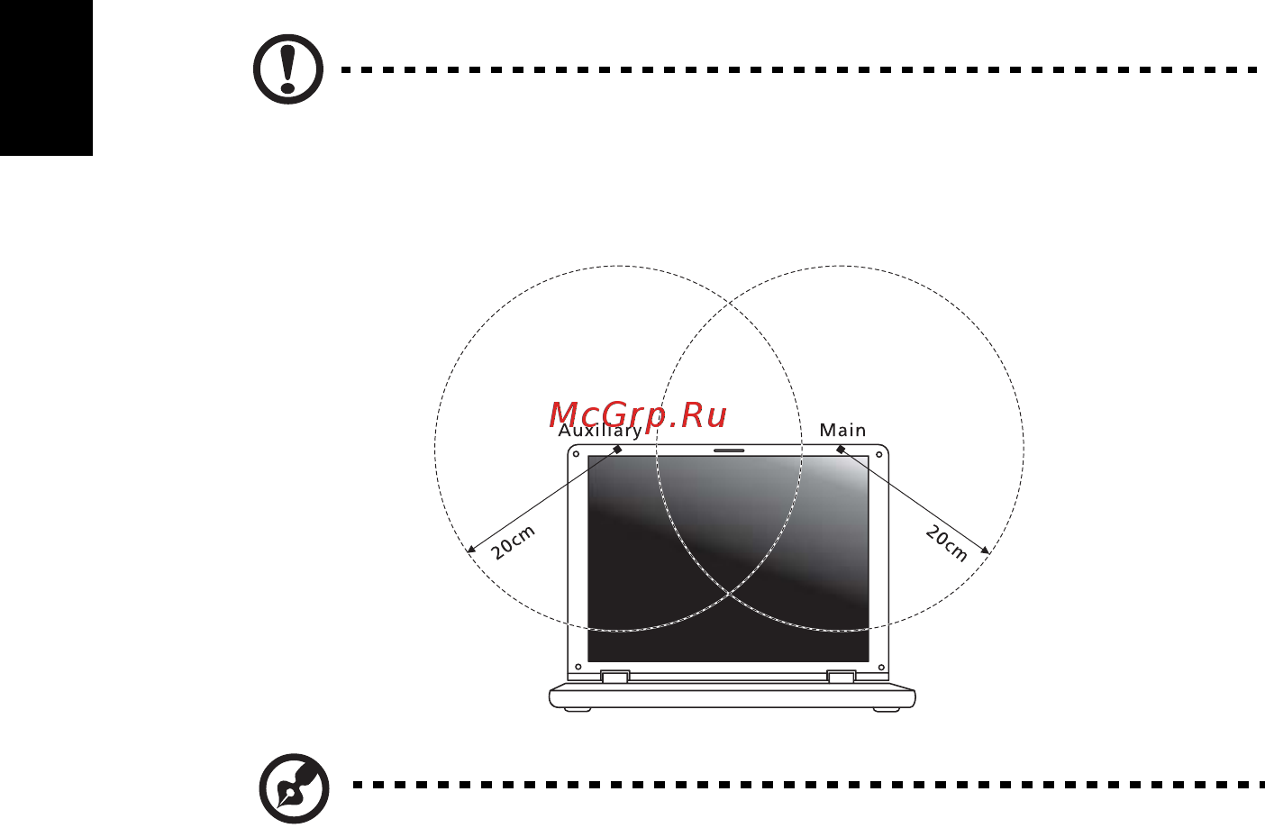 Acer ASPIRE ONE AO722 [1126/1810] Fcc ov sigurnosni zahtjev glede radiofrekvencija