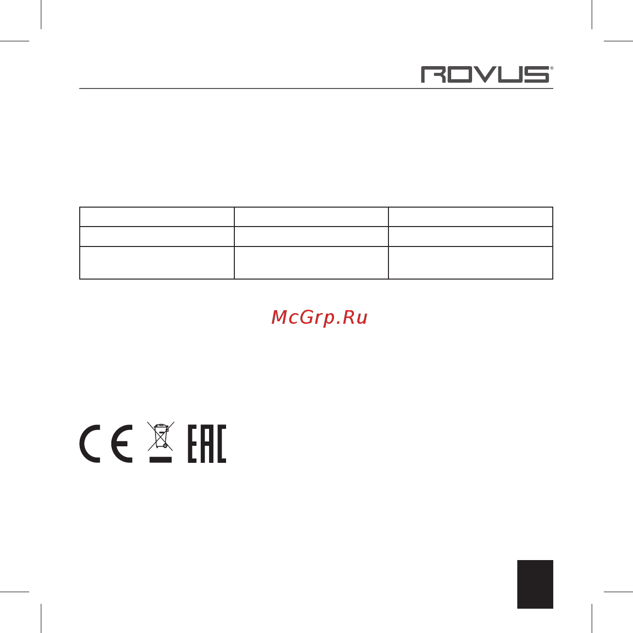 Rovus ULTRA LINT REMOVER [5/80] Trouble possible cause solution
