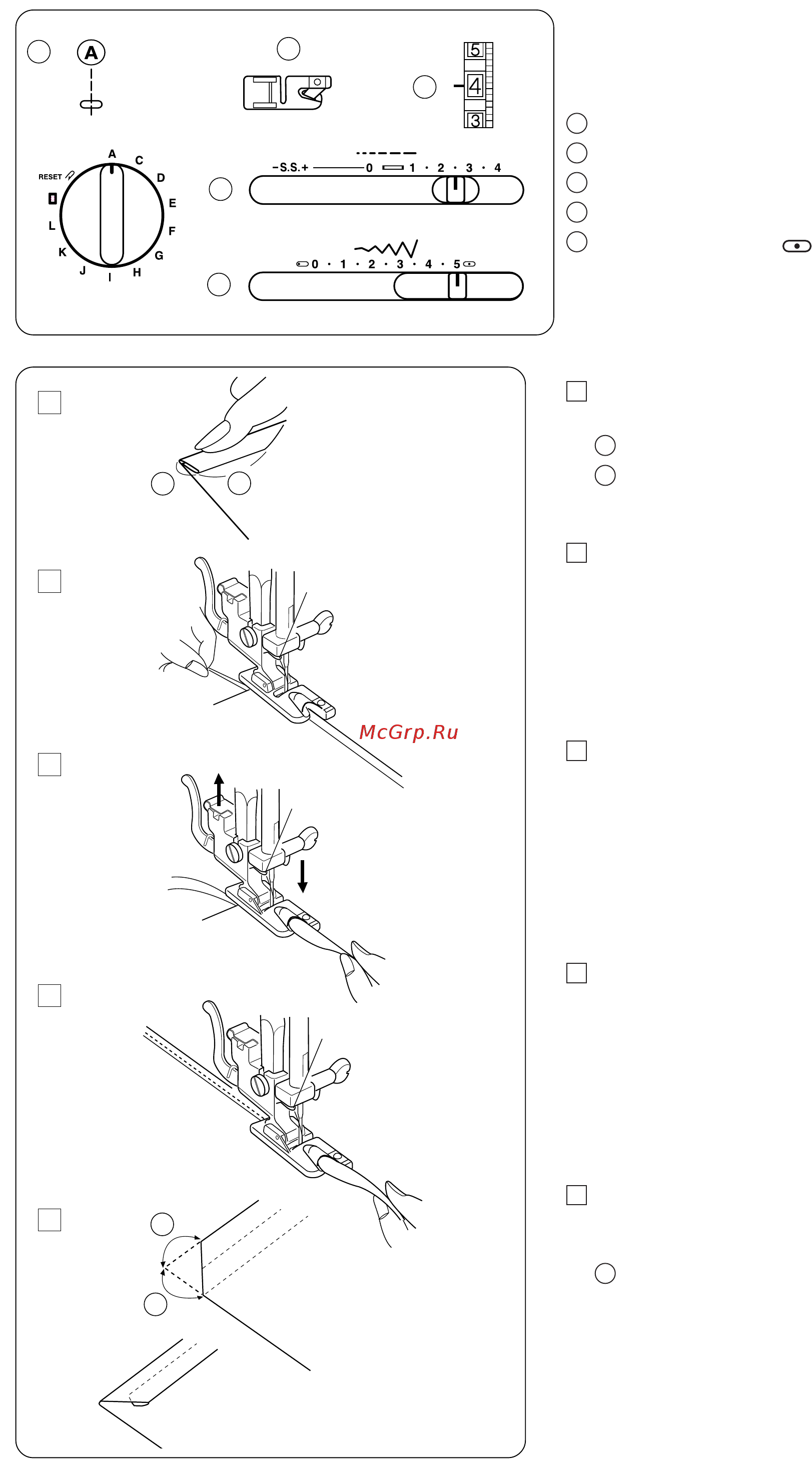 Janome PS 25 [18/32] Раздел 4 дополнительные техники