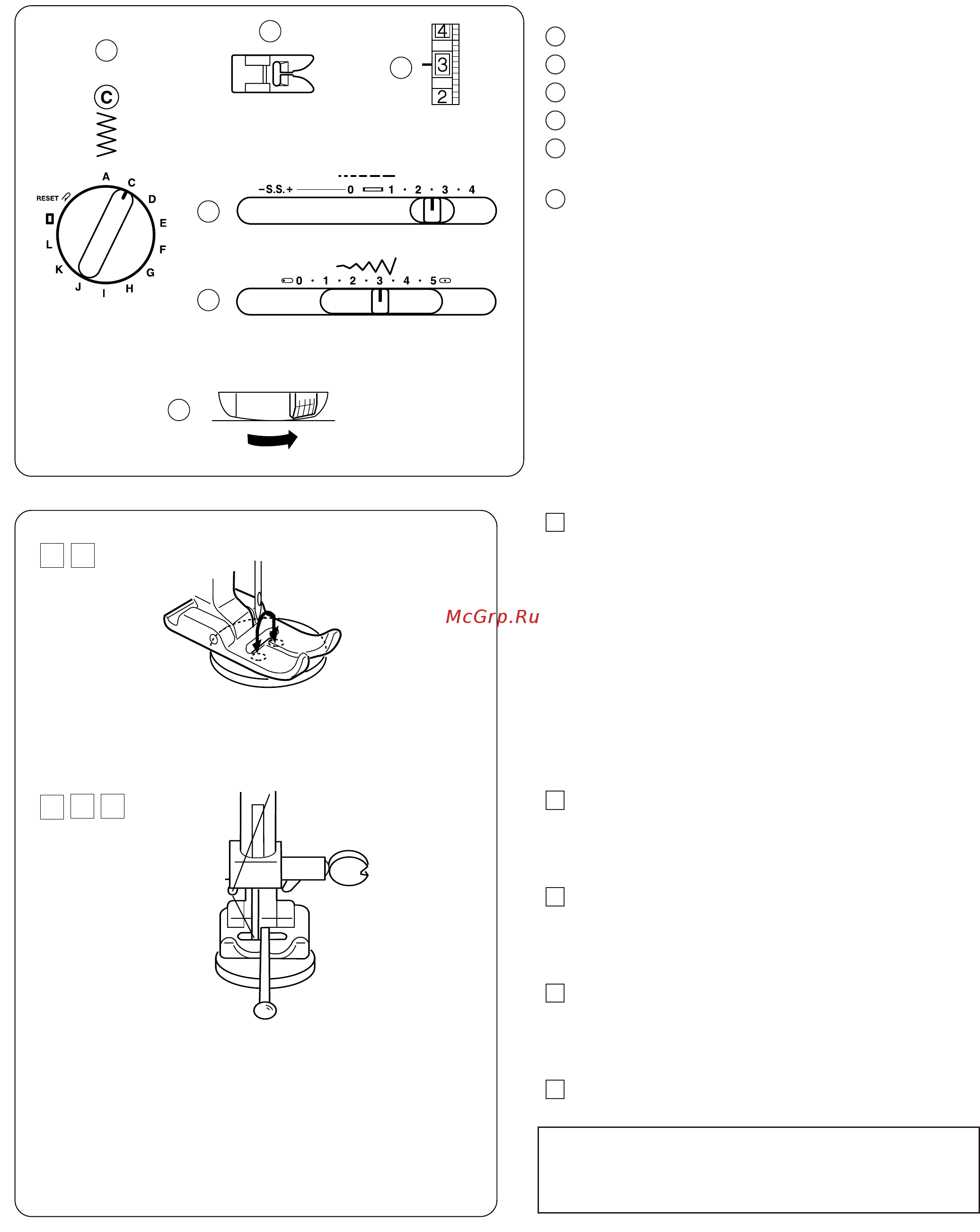 Janome PS 25 [21/32] Пришивание пуговиц