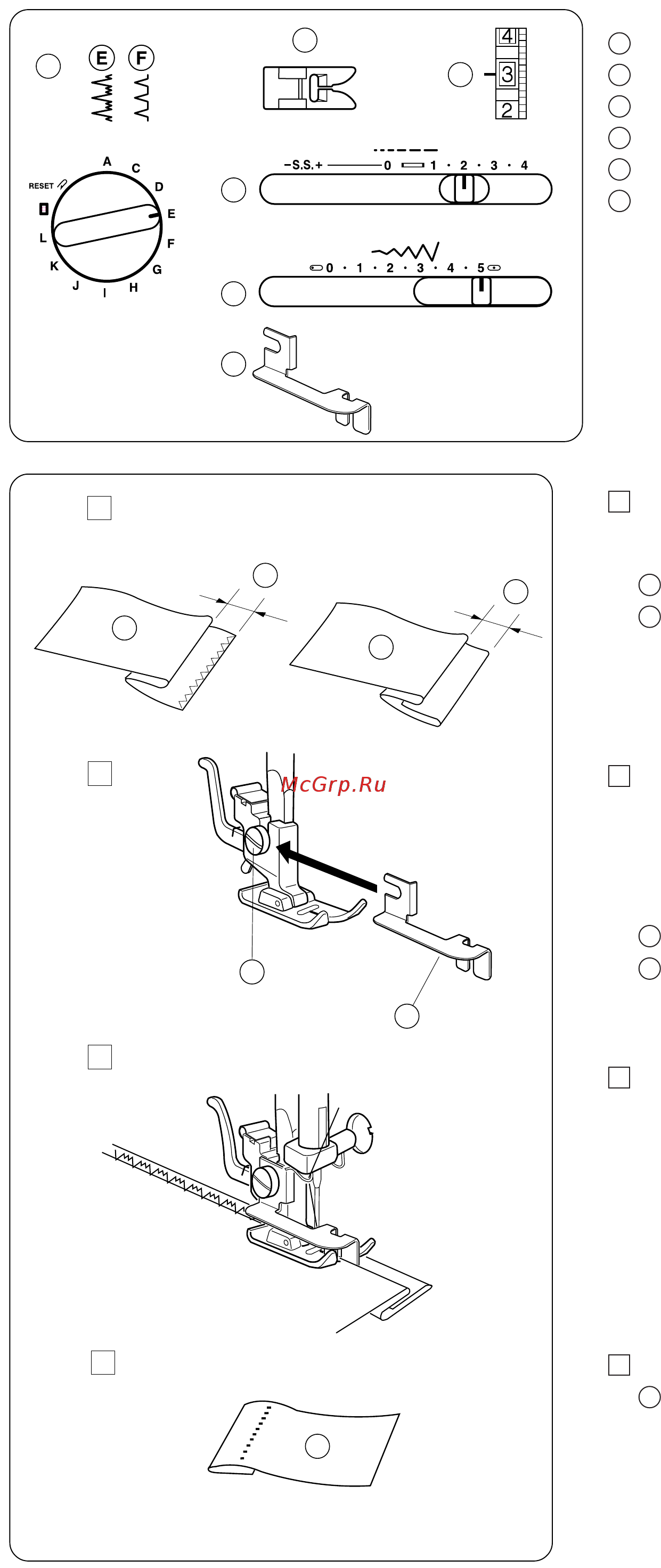 Janome PS 25 [25/32] Потайной шов