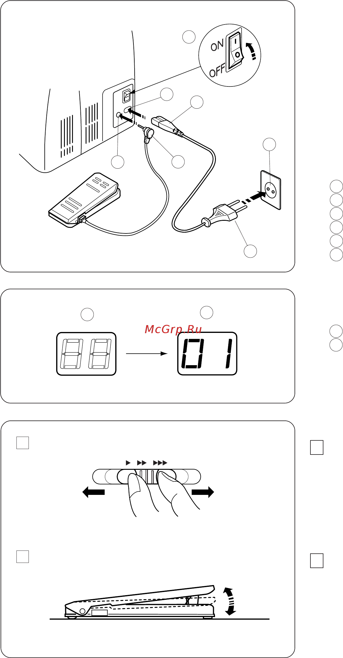 Janome QC 1M QUILTERS COMPANION QC1M [5/50] Подготовка к шитью
