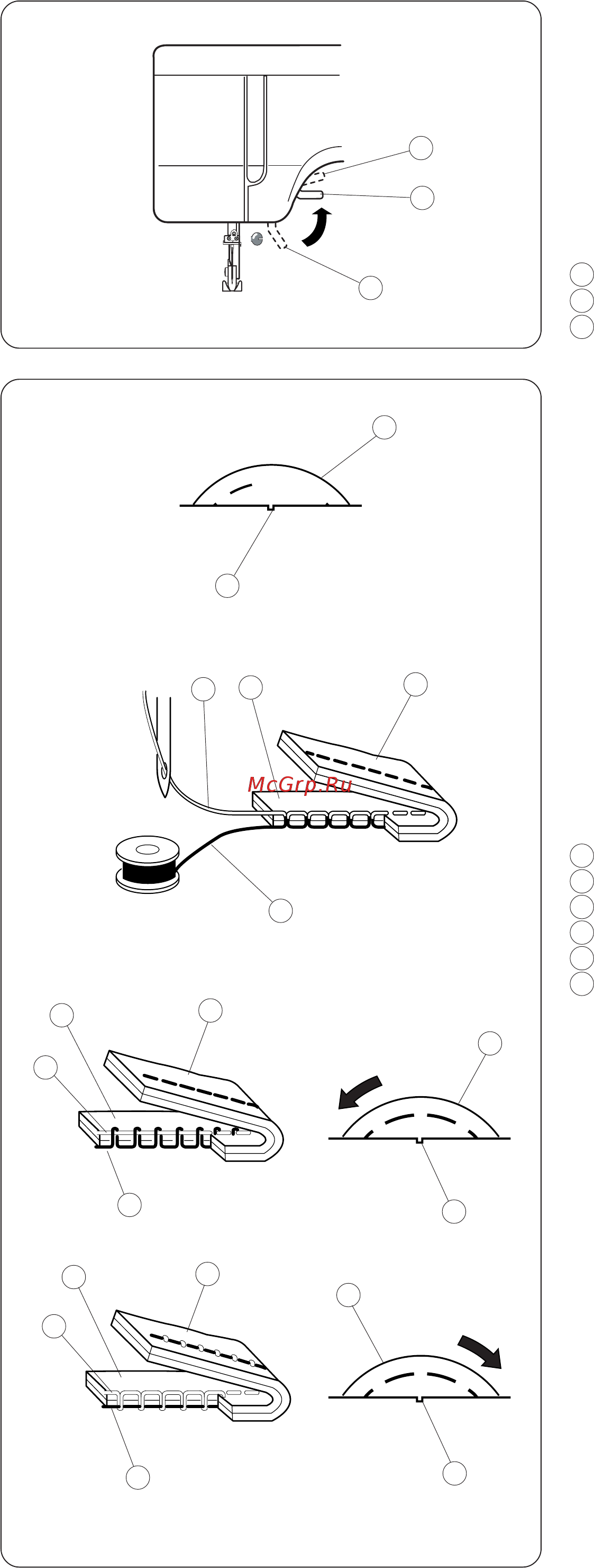 Janome QC 1M QUILTERS COMPANION QC1M [9/50] Регулировка натяжения нити