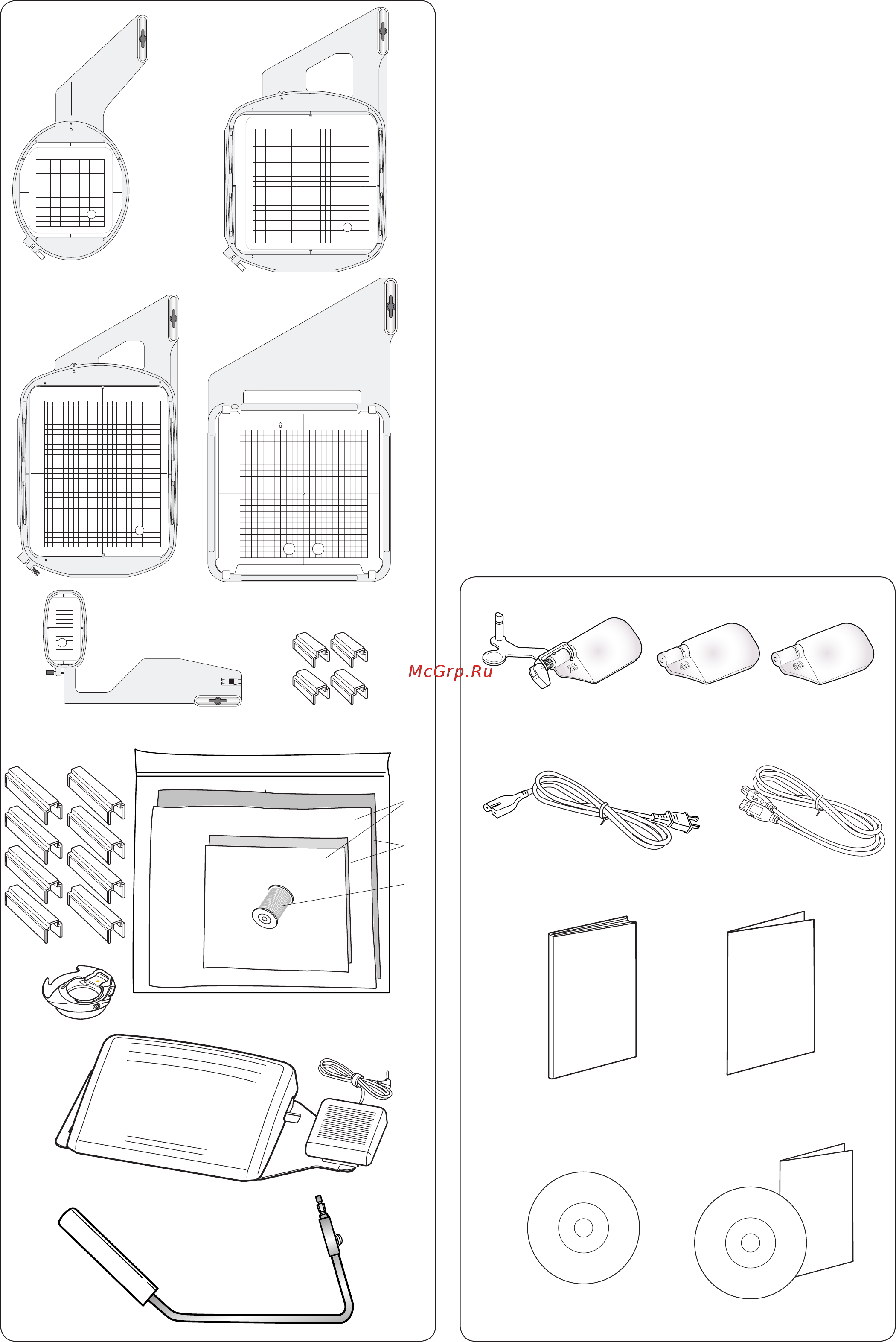 Janome MEMORY CRAFT 15000 HORIZON (MC 15000) Инструкция по эксплуатации онлайн [10/184] 283065