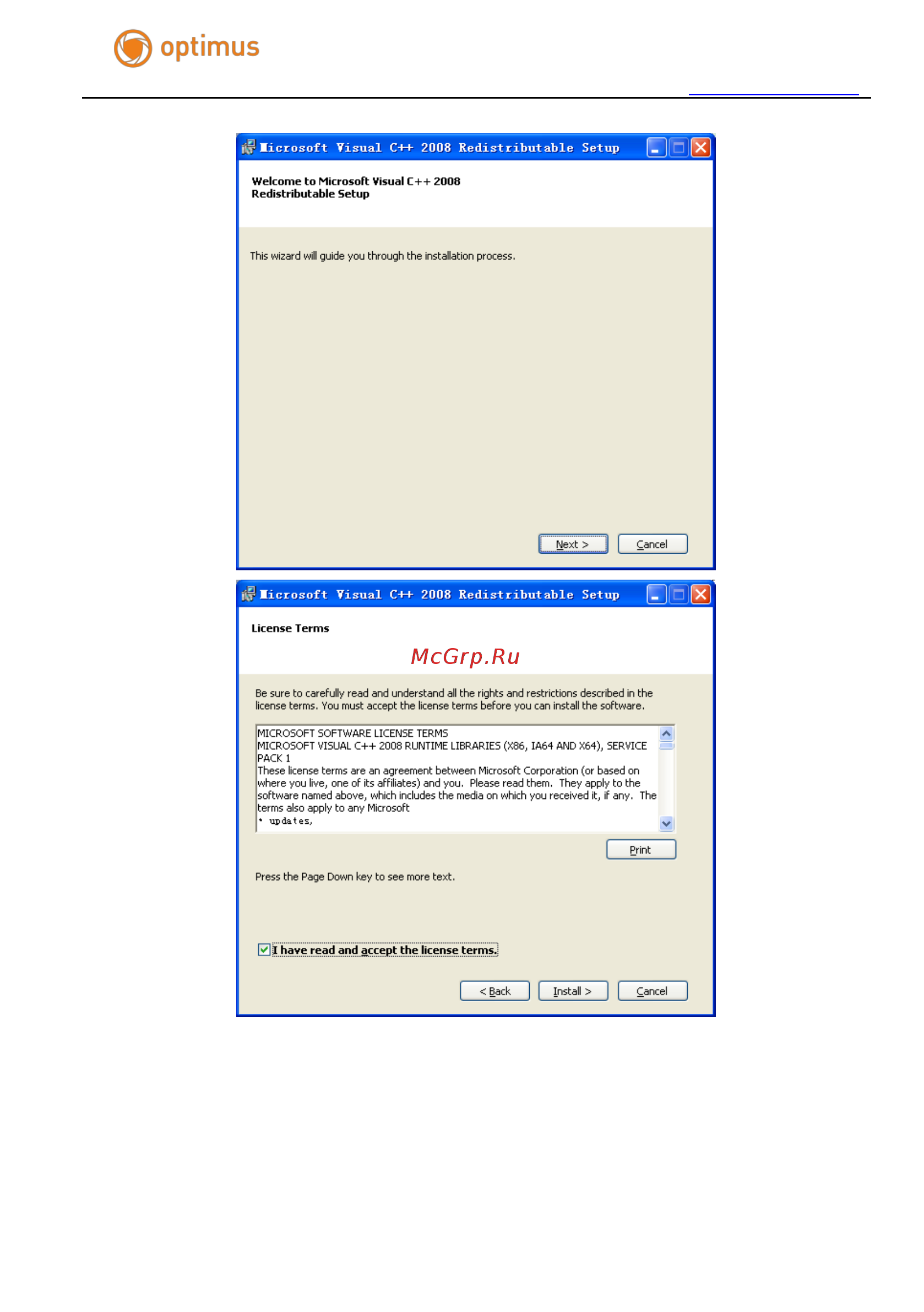 Optimus IP-P041.3(2.8-12) Руководство пользователя ПО Optimus онлайн [7/55] 283414