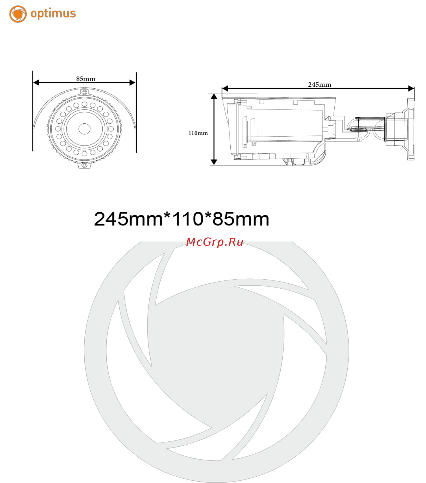 Optimus AHD-M011.0(6-22) Инструкция по эксплуатации онлайн [3/8] 283416
