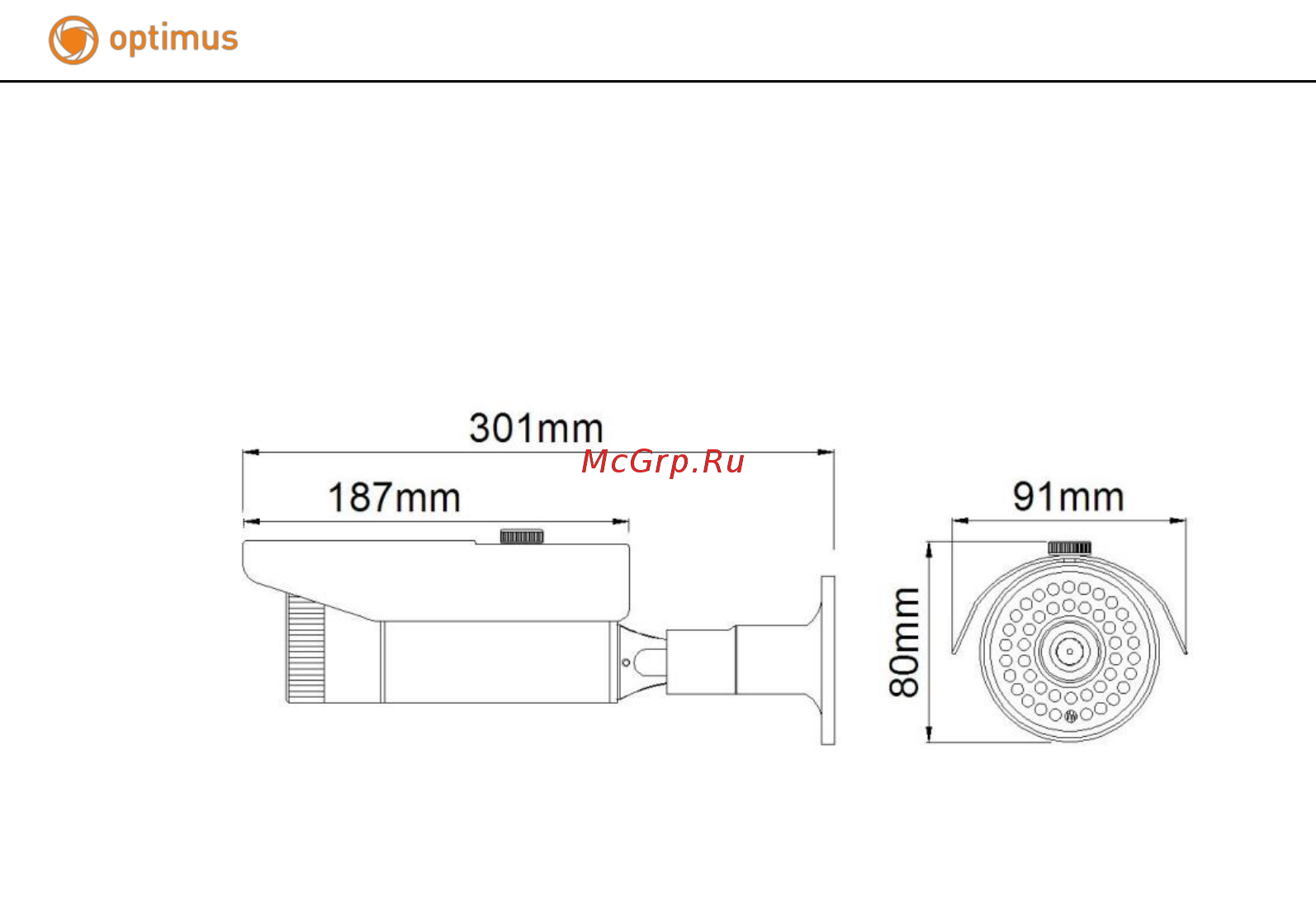 Optimus IP-P012.1(3.6) Краткая инструкция по подключению онлайн [4/10] 283422