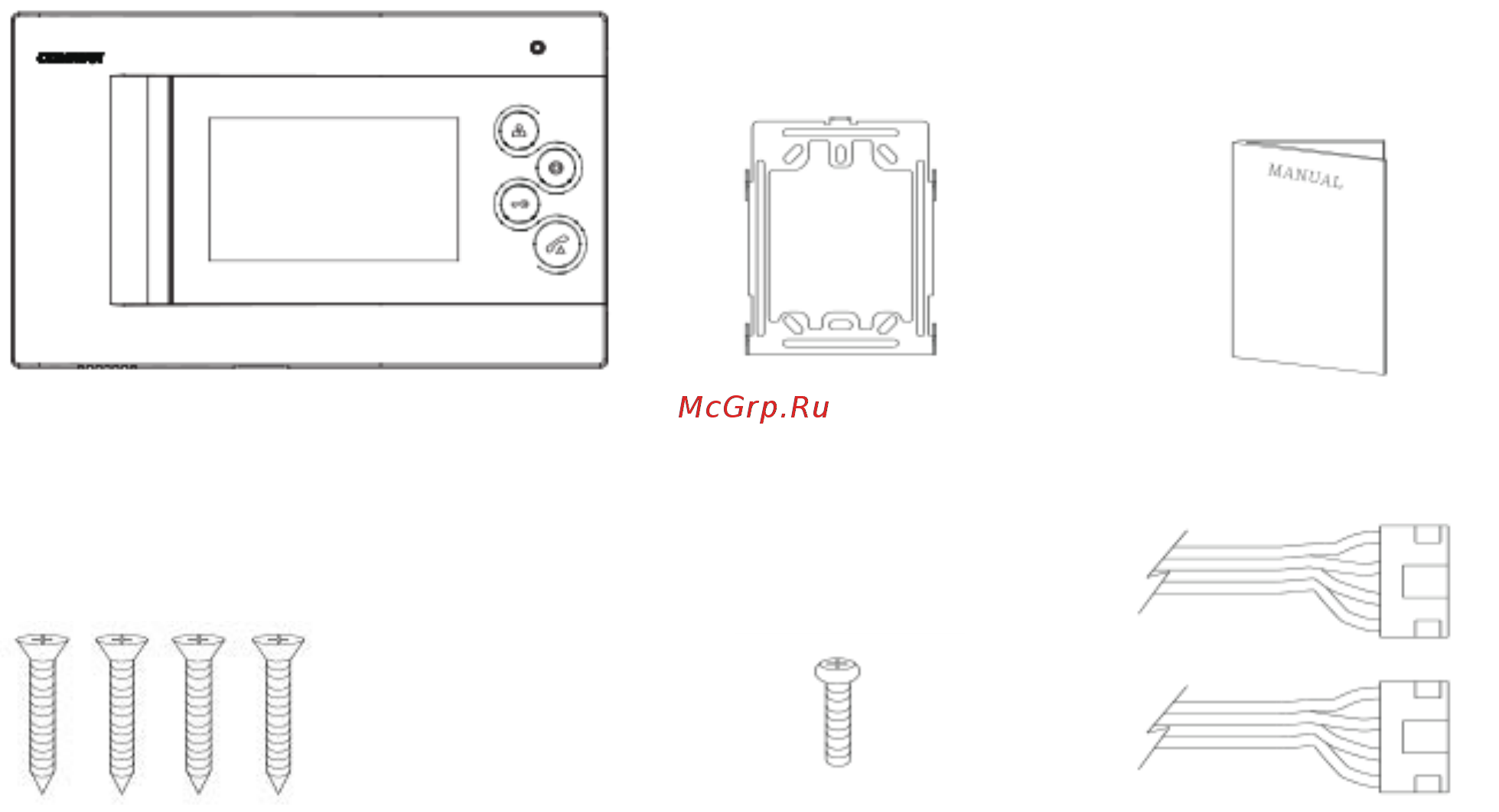 Commax CDV-43Q [11/12] Комплектация поставки