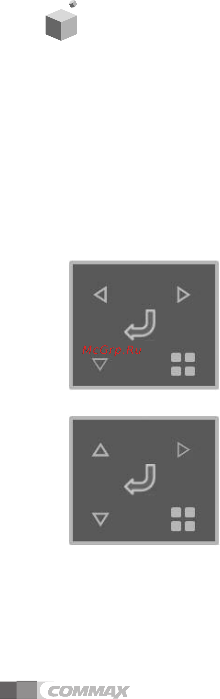 Commax CMV-43S [11/19] Settings