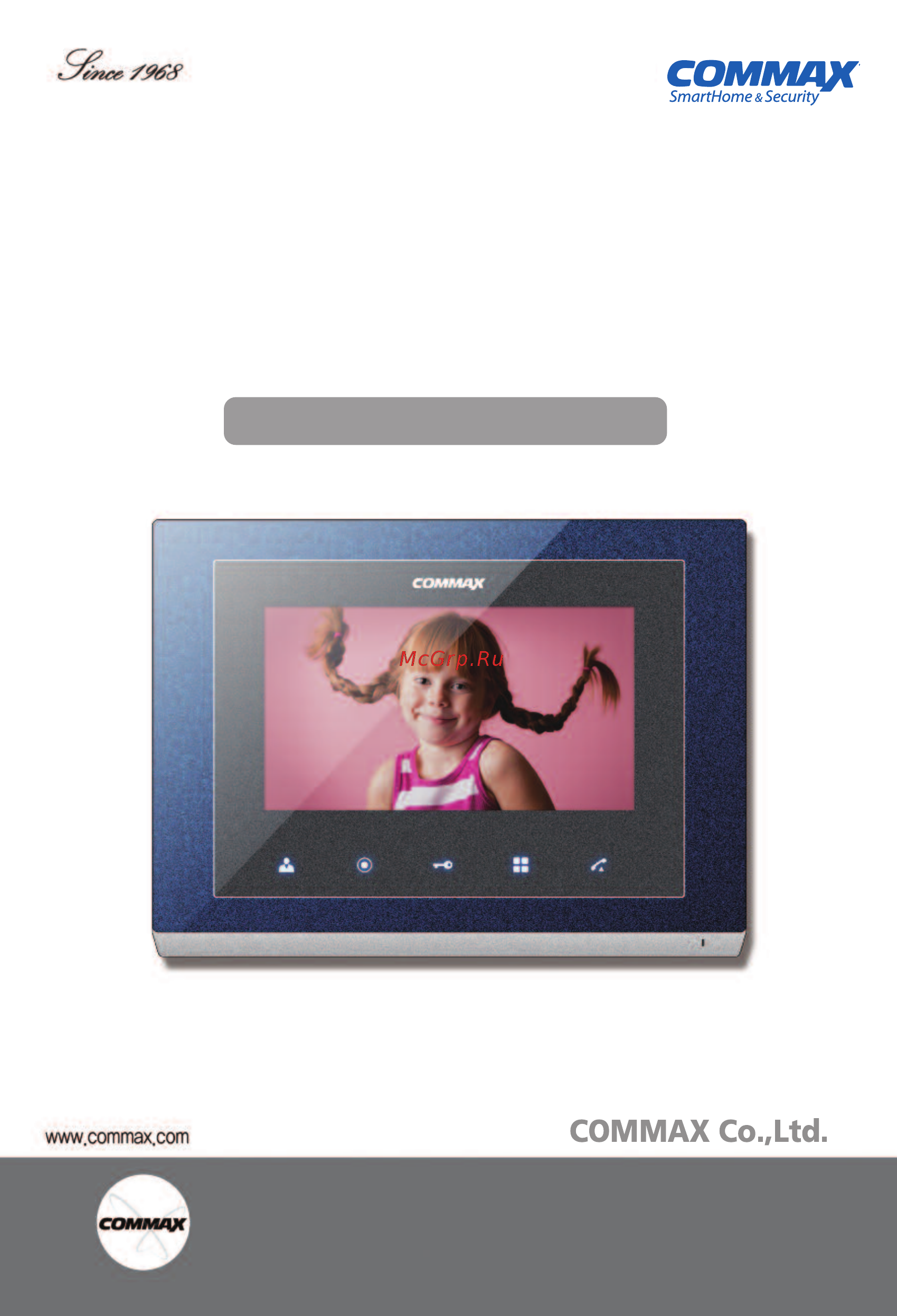 Commax CMV-70S Инструкция по эксплуатации(ENG) онлайн