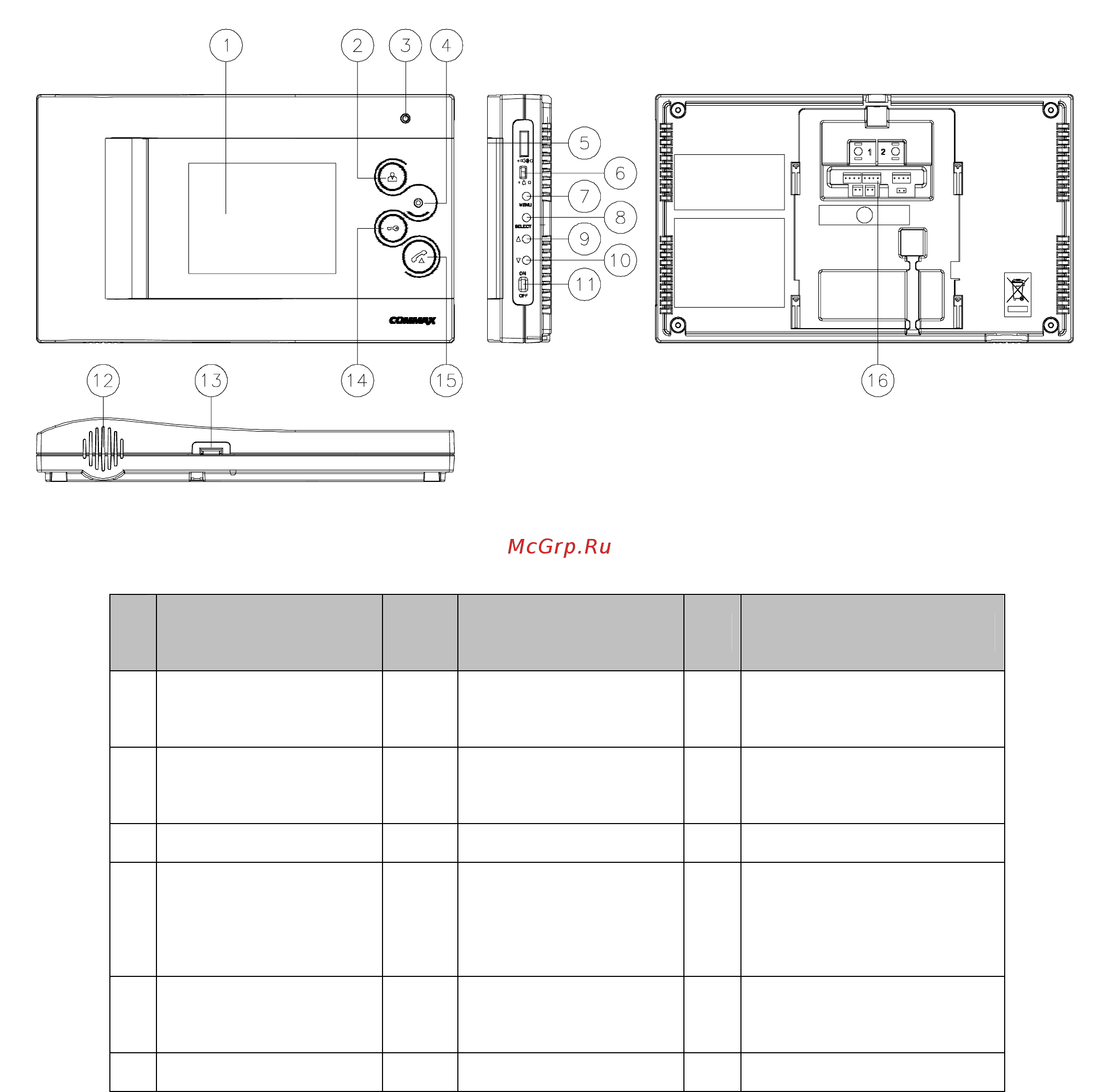 Commax CDV-40QM Инструкция по эксплуатации онлайн [2/21] 283718