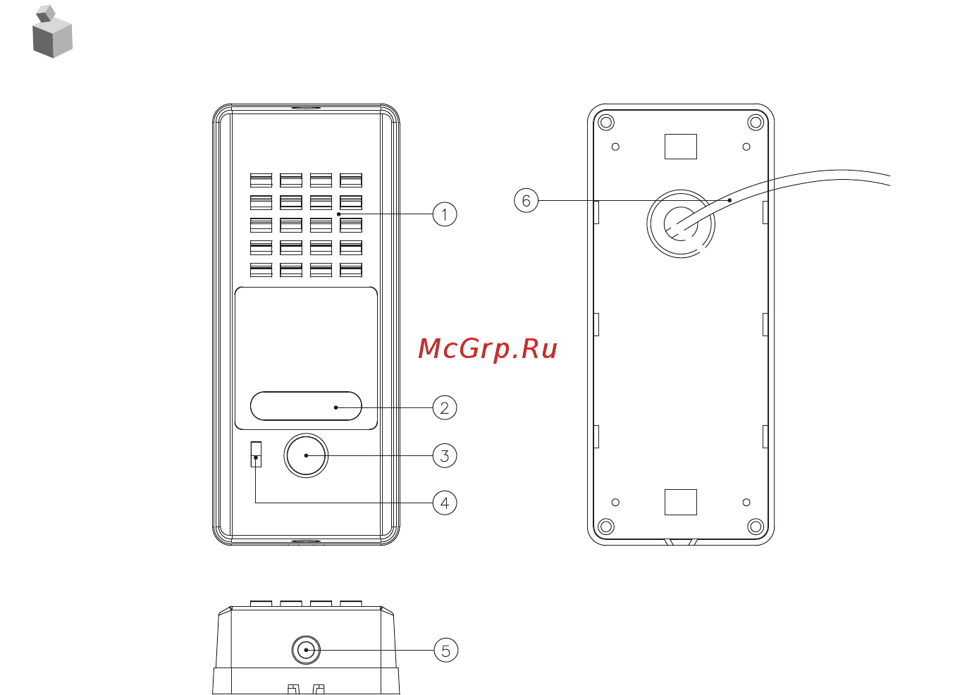 Commax DR-2PN [5/10] Overview
