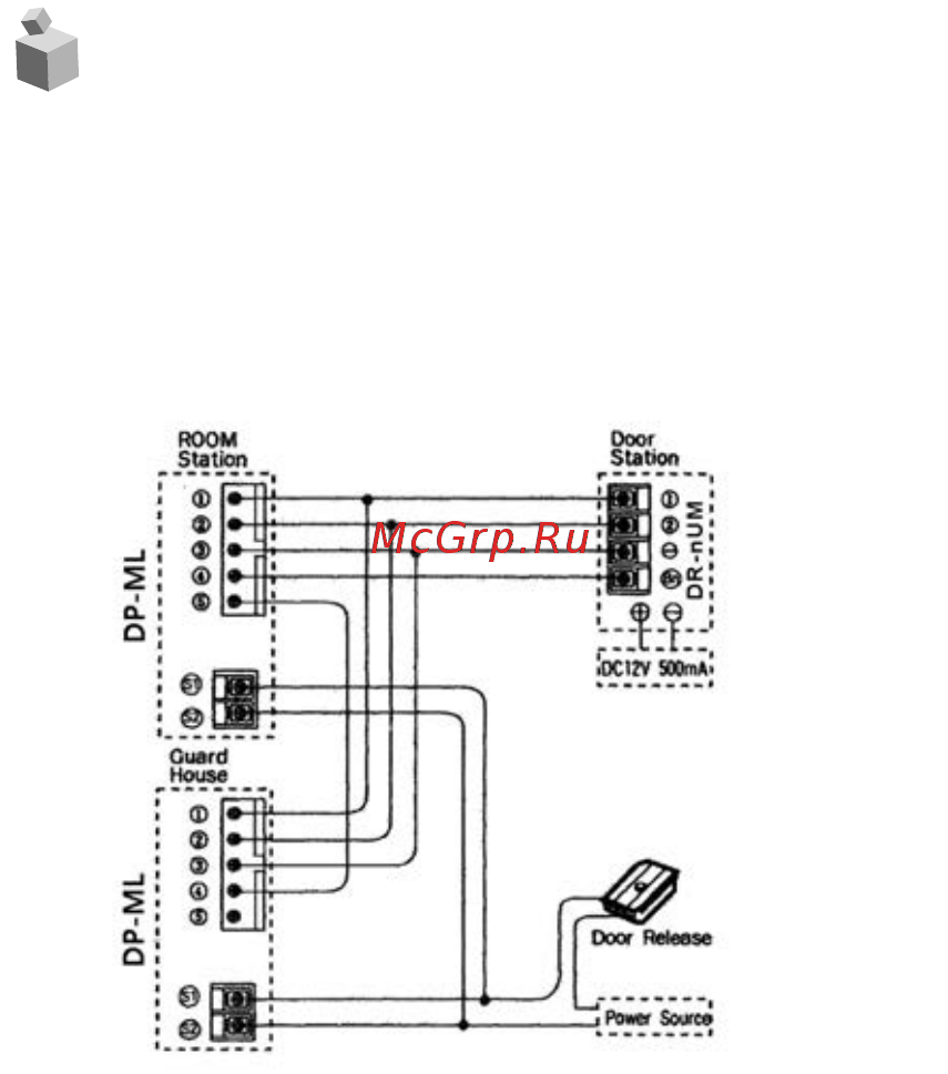 Commax DP-ML [7/10] Wiring