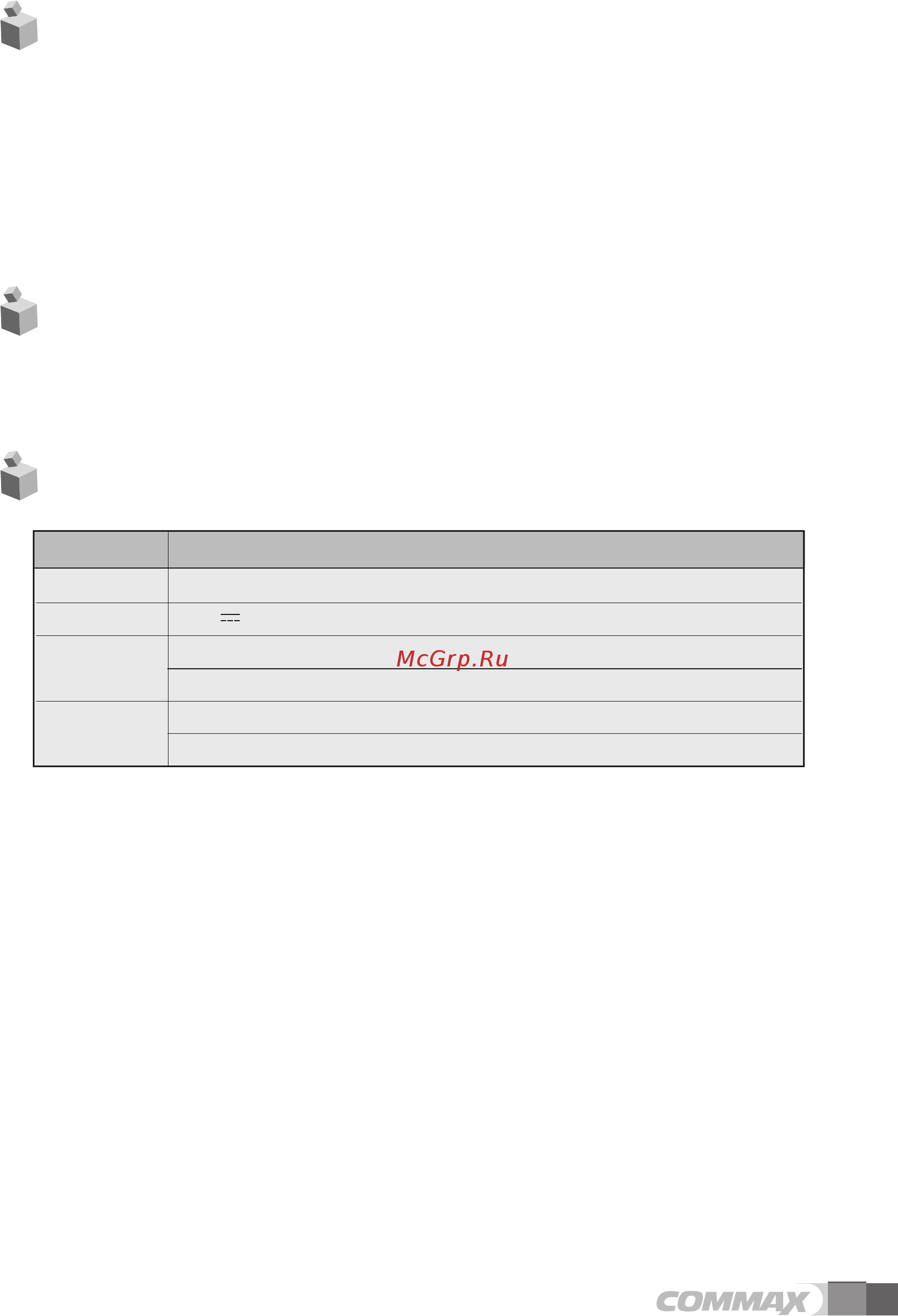 Commax CCU-232AGF [10/11] Precautions