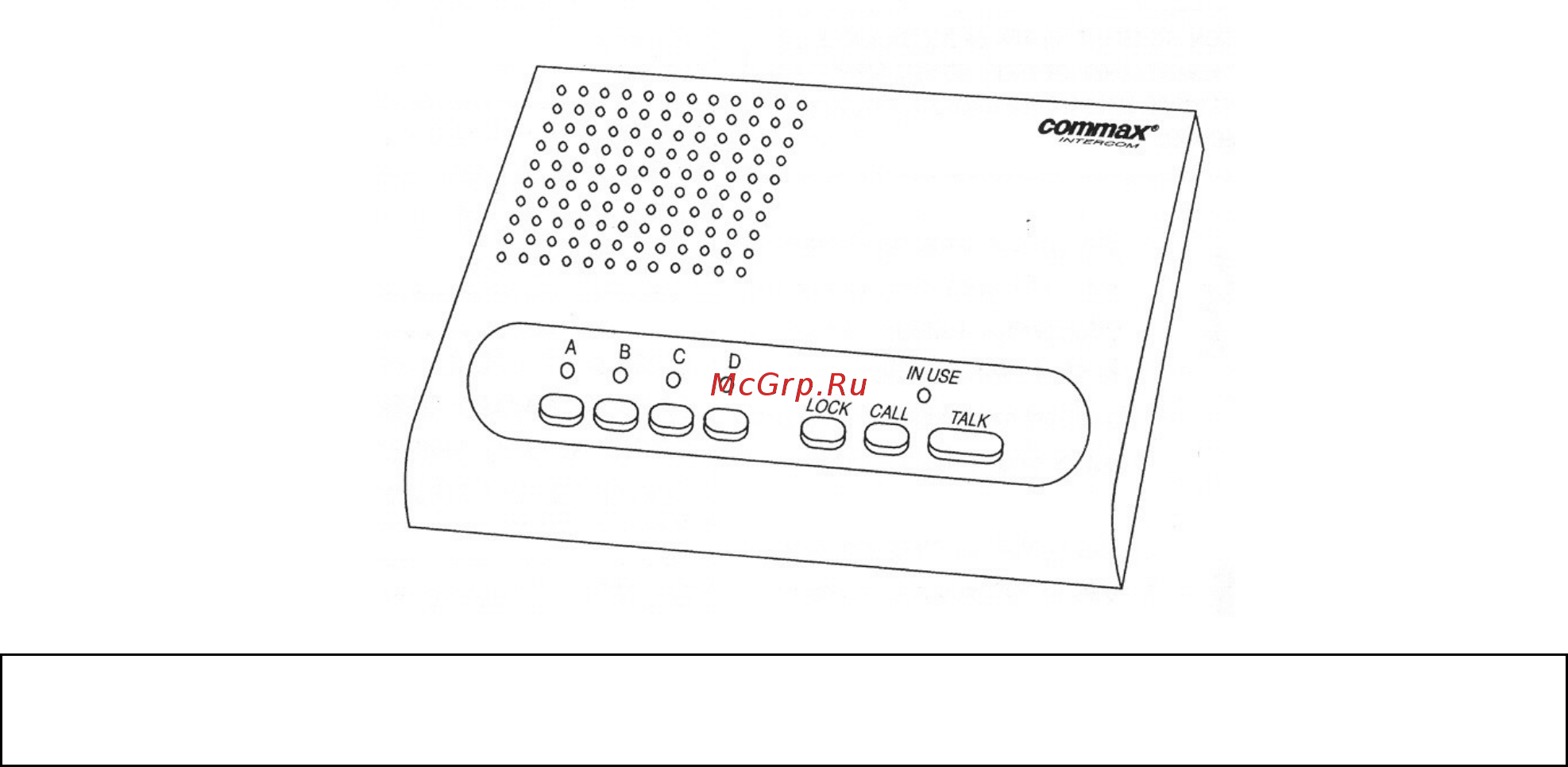 Commax WI-4C Инструкция по эксплуатации онлайн