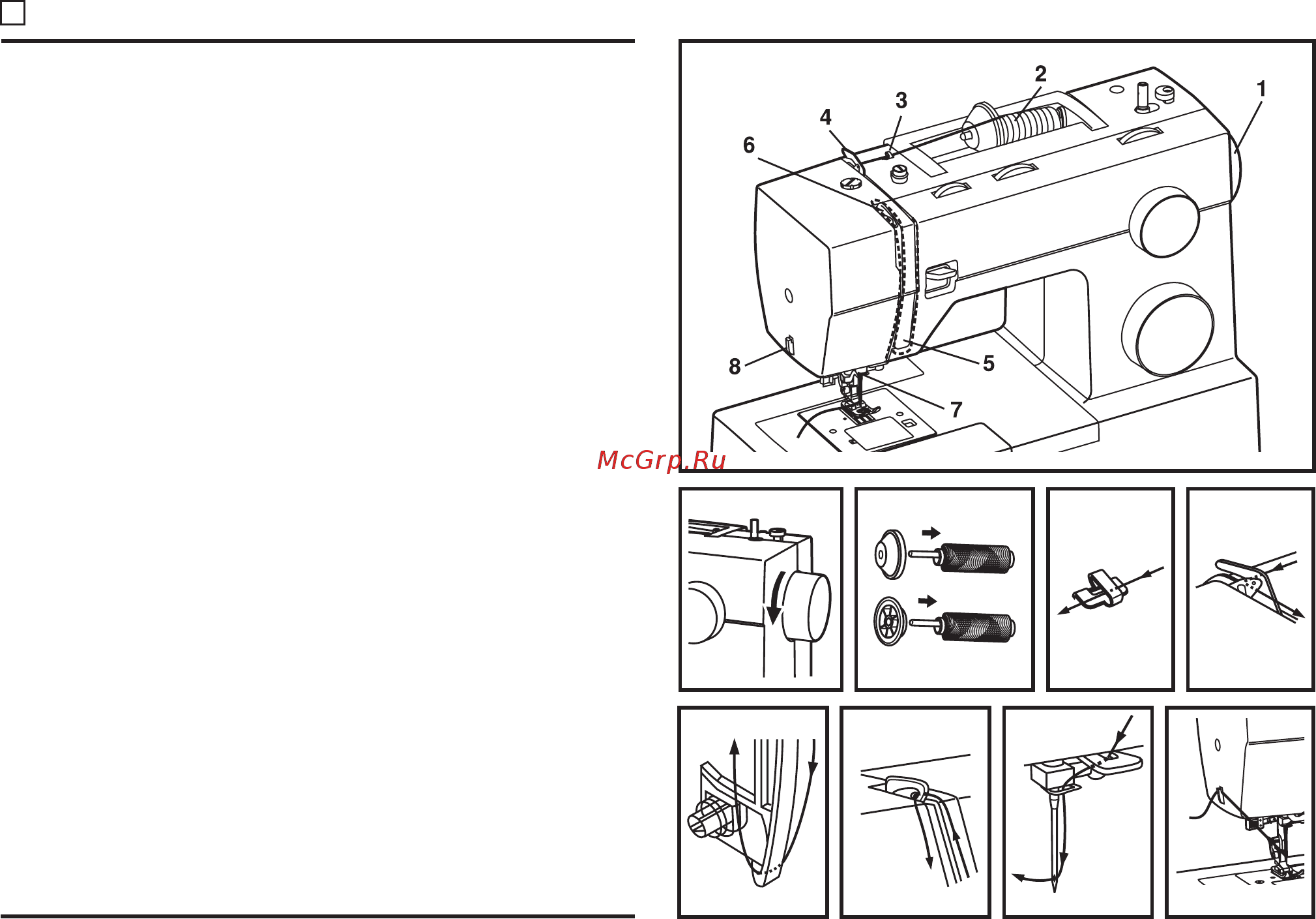 Singer 4423 HEAVY DUTY [12/33] Заправка верхней нити