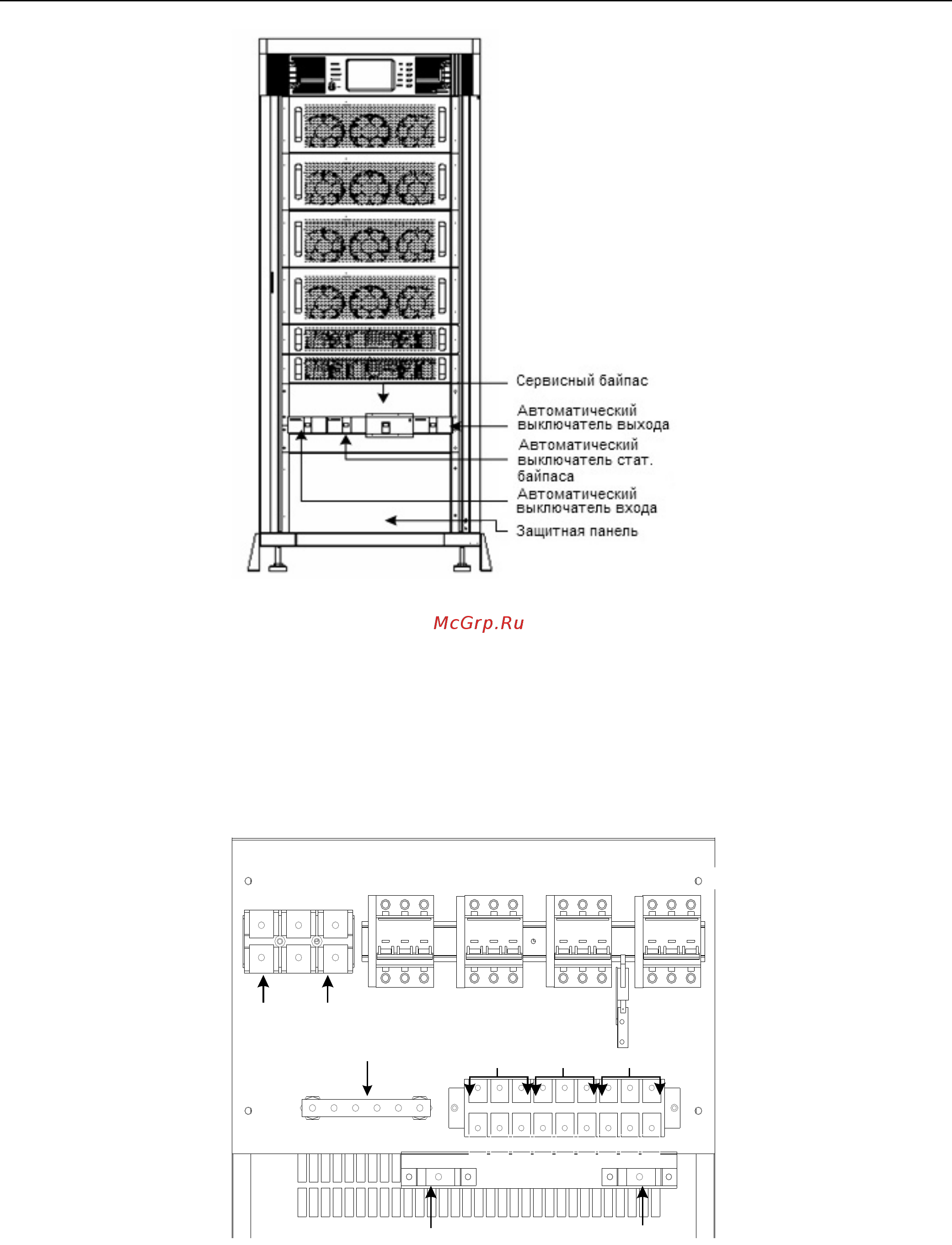 East Power EA9030 II-33 [13/56] Подключите кабель защитного заземления к клеммной колодке ибп