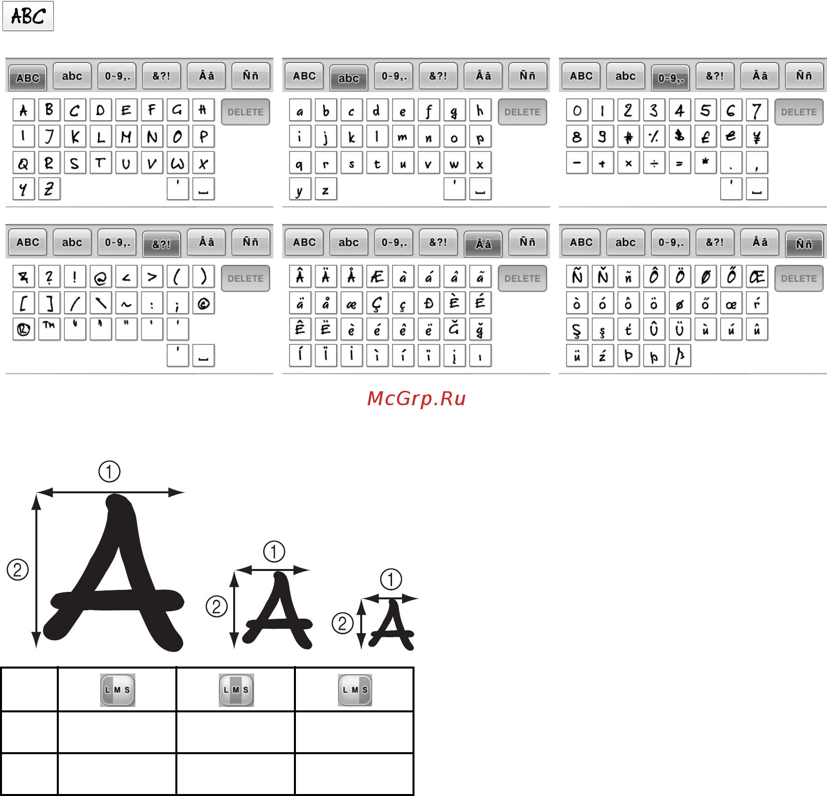 Brother PR 655E ENTREPRENEUR (PR655E) [18/148] Sample at actual size