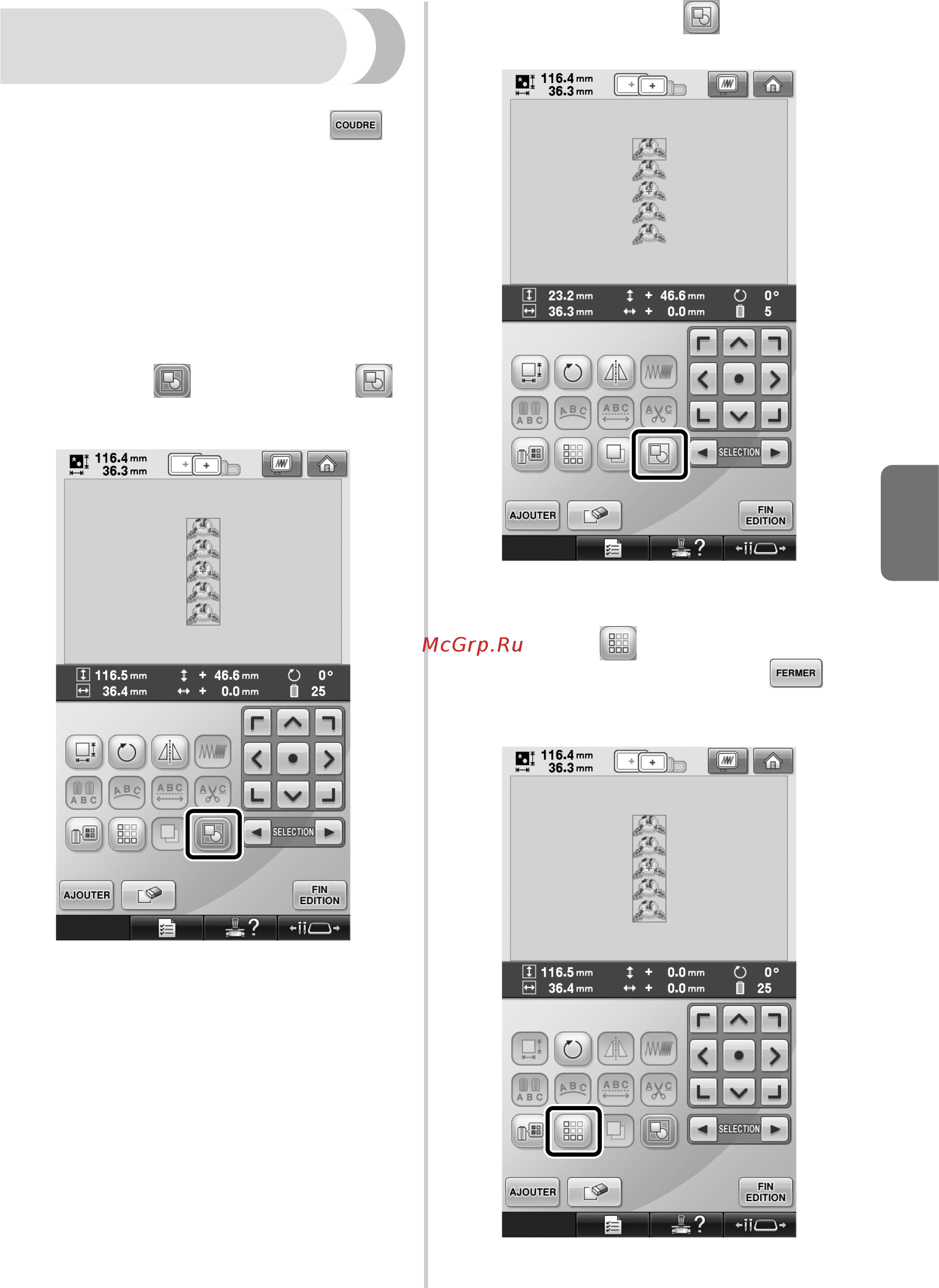 Brother PR 655E ENTREPRENEUR (PR655E) [45/148] Français