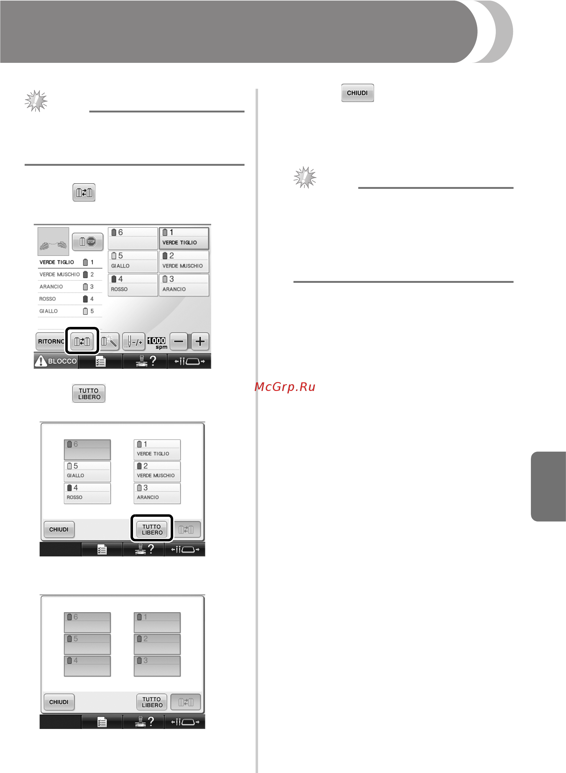 Brother PR 655E ENTREPRENEUR (PR655E) [79/148] Italiano