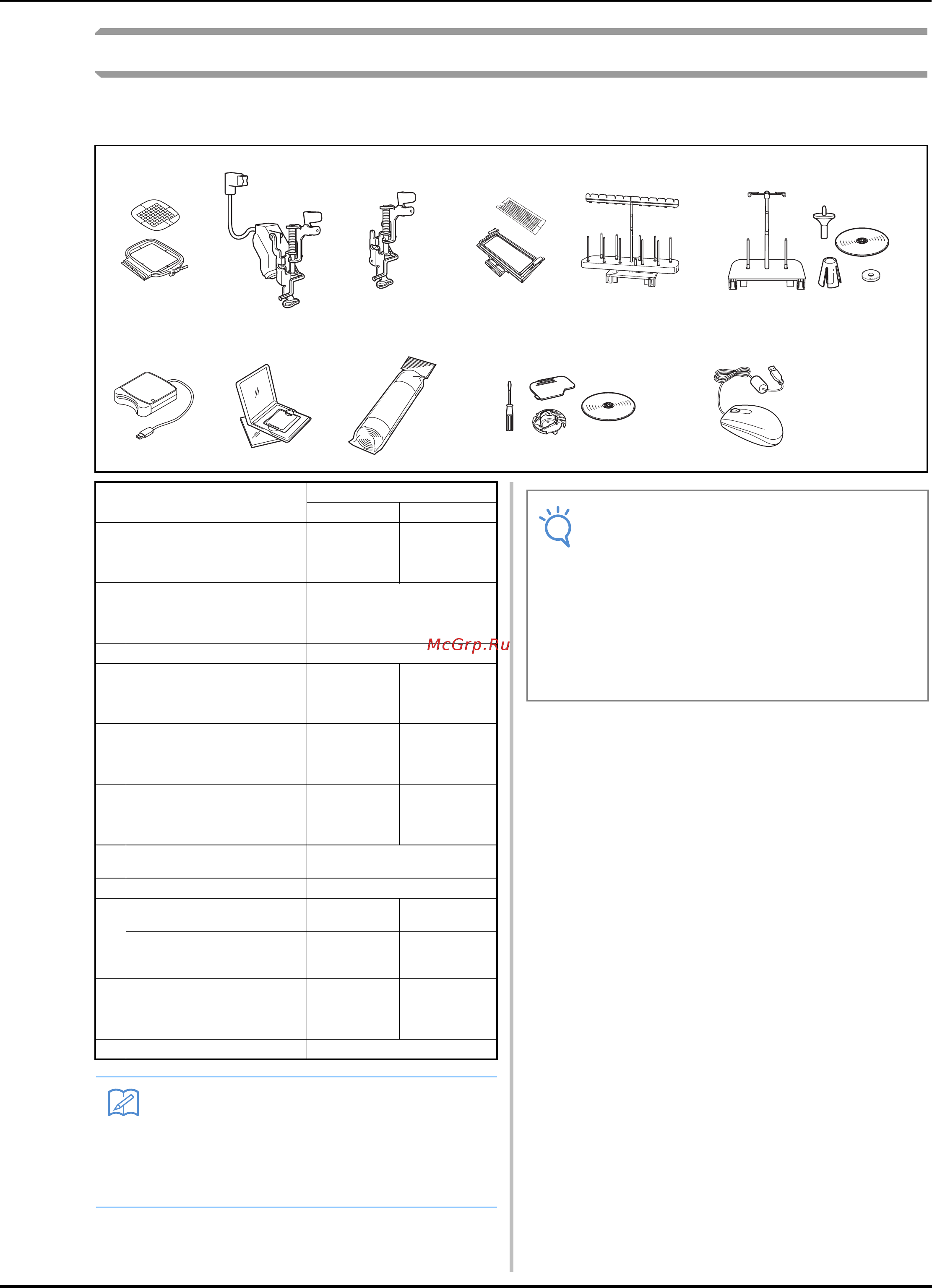 Brother INNOV-'IS NV-V3 [15/180] Примечание