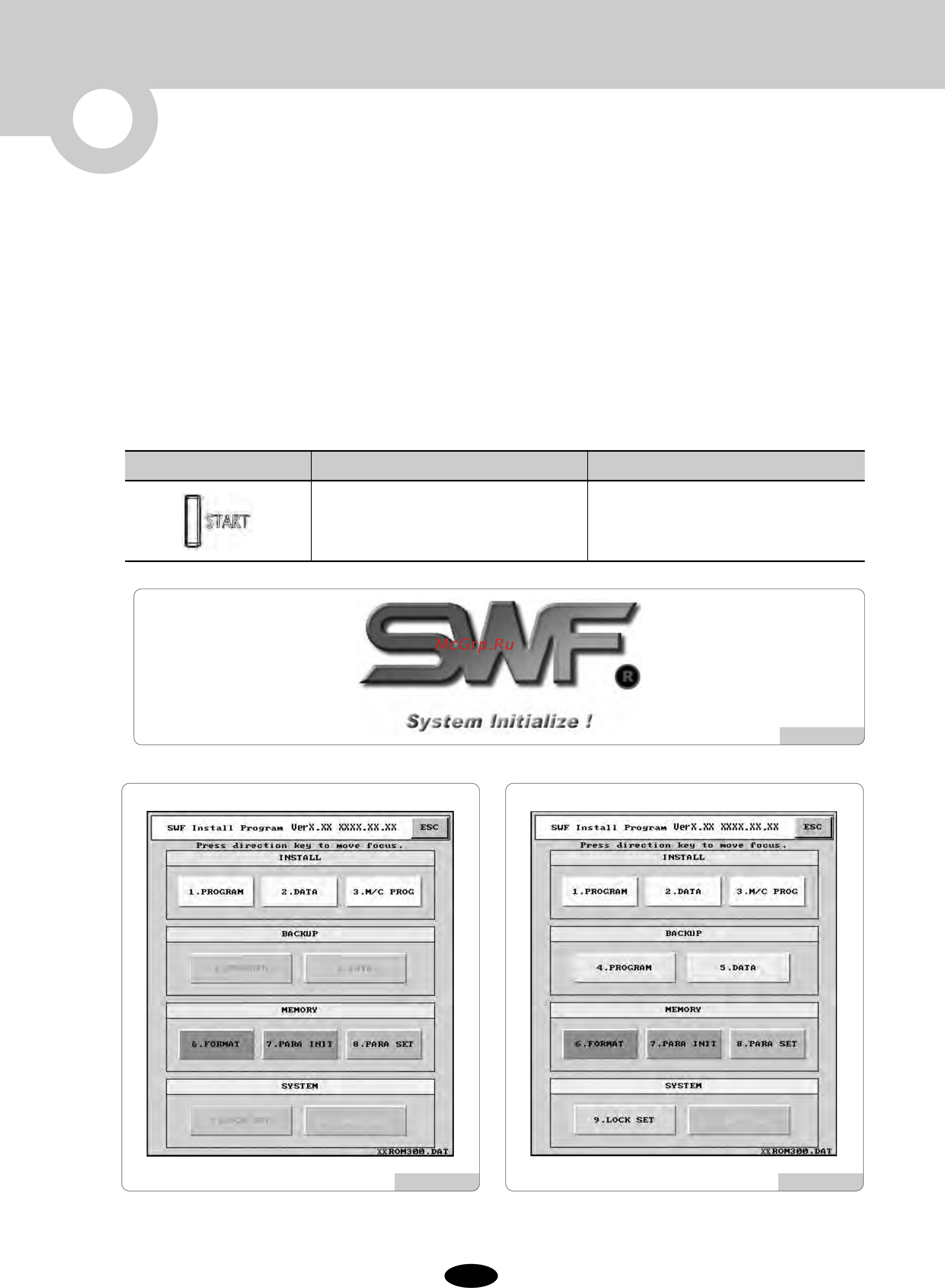 SWF K UH1206 45 [12/166] Установка управляющей программы