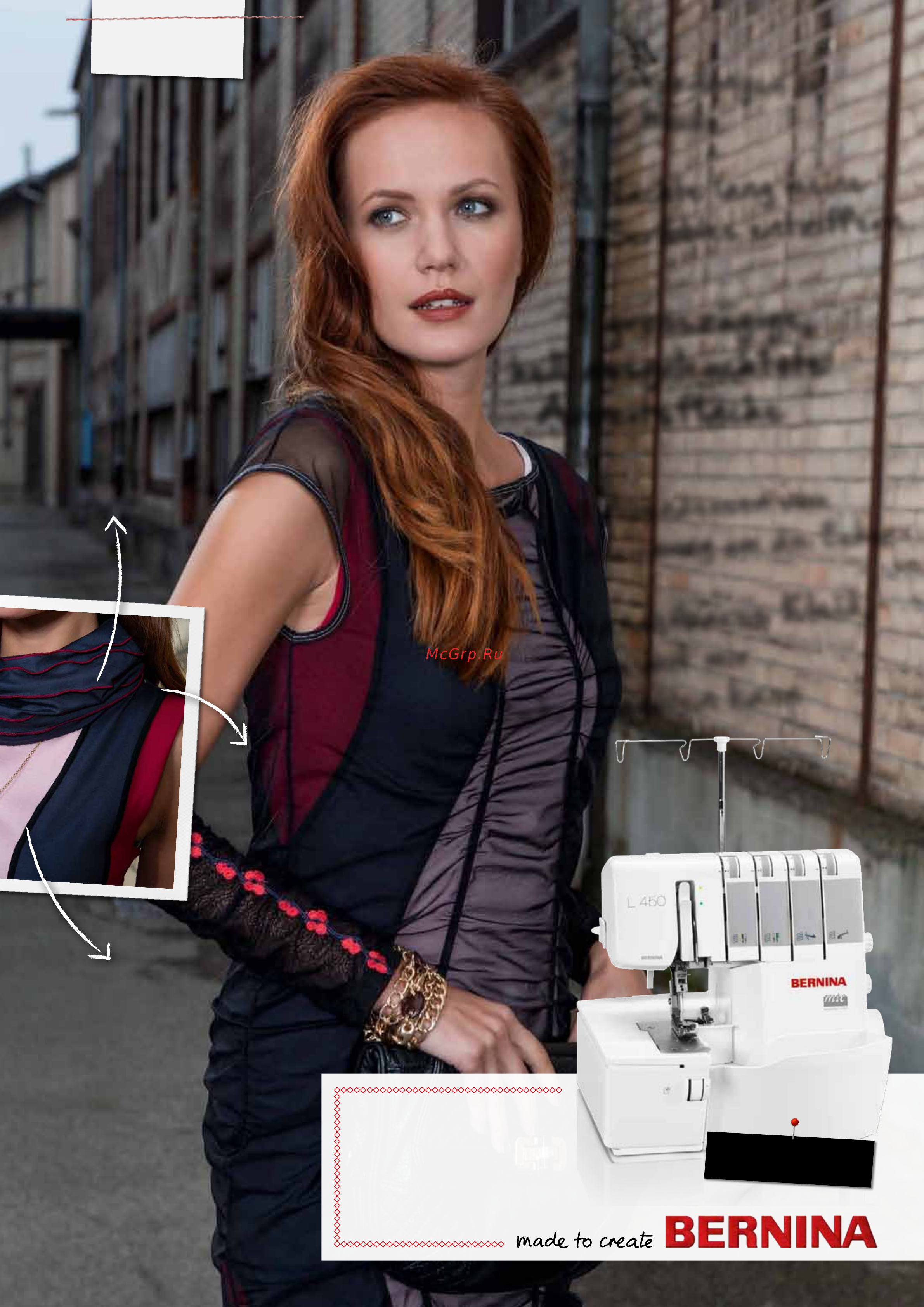 Bernina L 450 Инструкция по эксплуатации онлайн