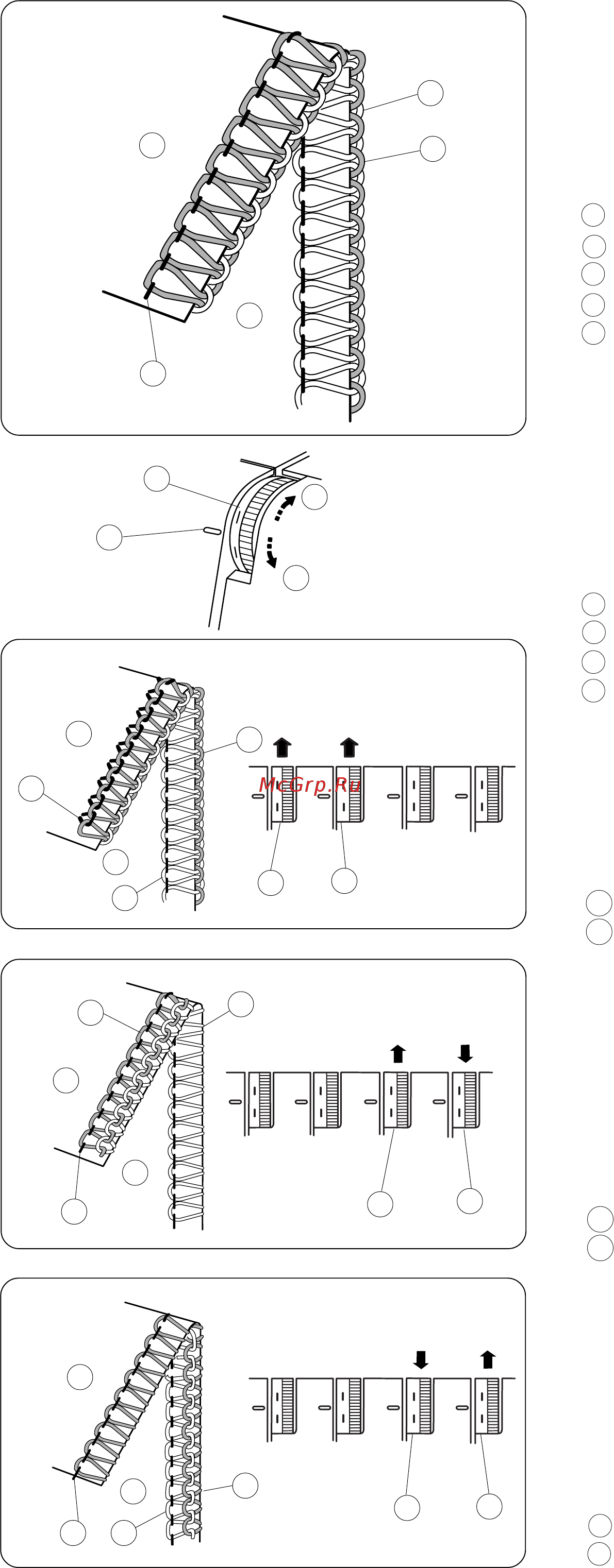 Janome MYLOCK 4952D [30/42] Натяжение нитей 3 нити