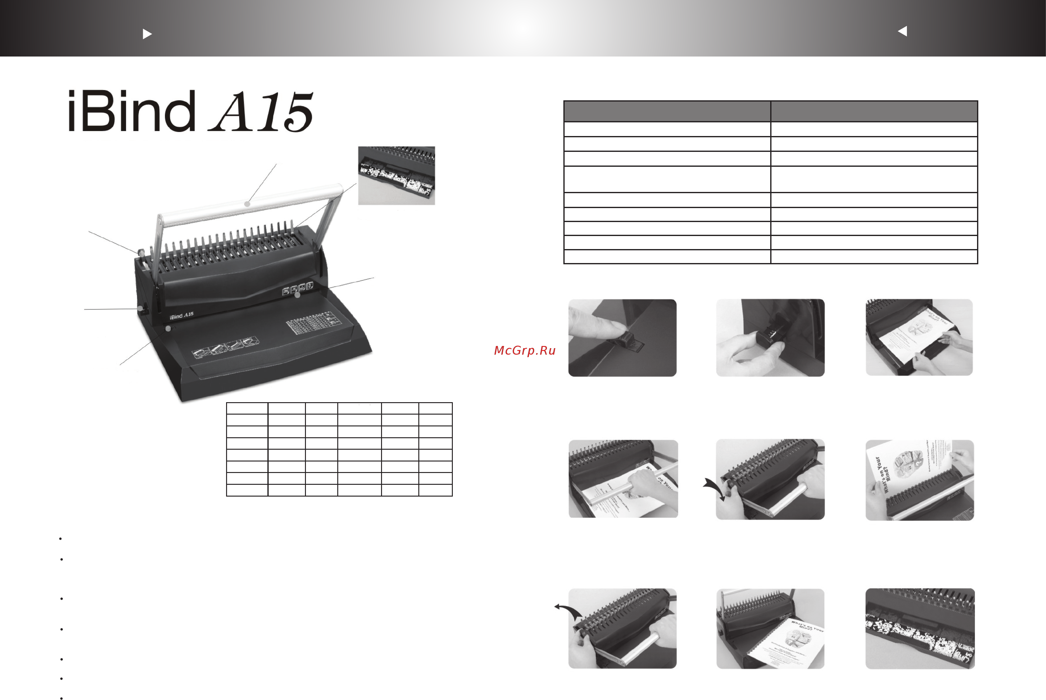 Gladwork iBind A15 [2/2] Рекомендации по эксплуатации
