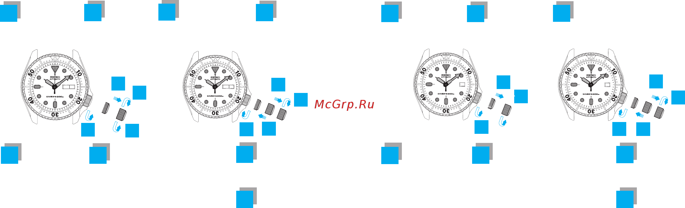 Seiko SRPC41K1 [6/9] Установкавремени календаря 4r36