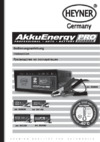 Heyner AkkuEnergy 300 PRO 6A 12В Инструкция по эксплуатации
