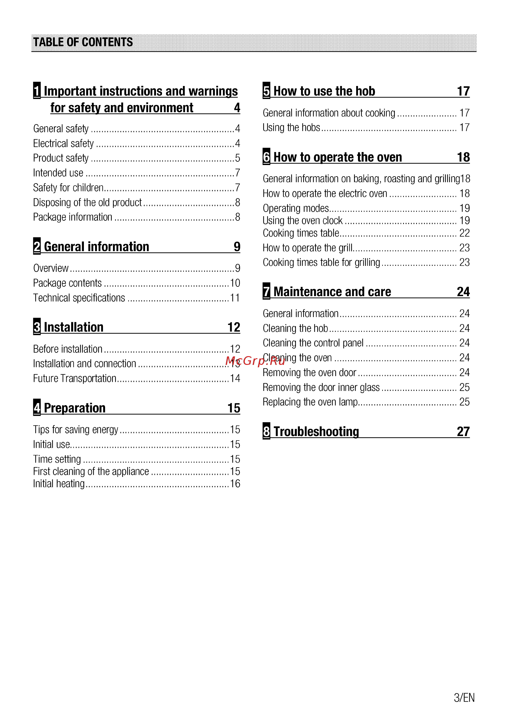 Beko FSE66300GW [3/84] B important instructions and warnings
