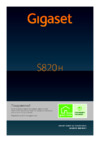 Gigaset S820H Инструкция по эксплуатации