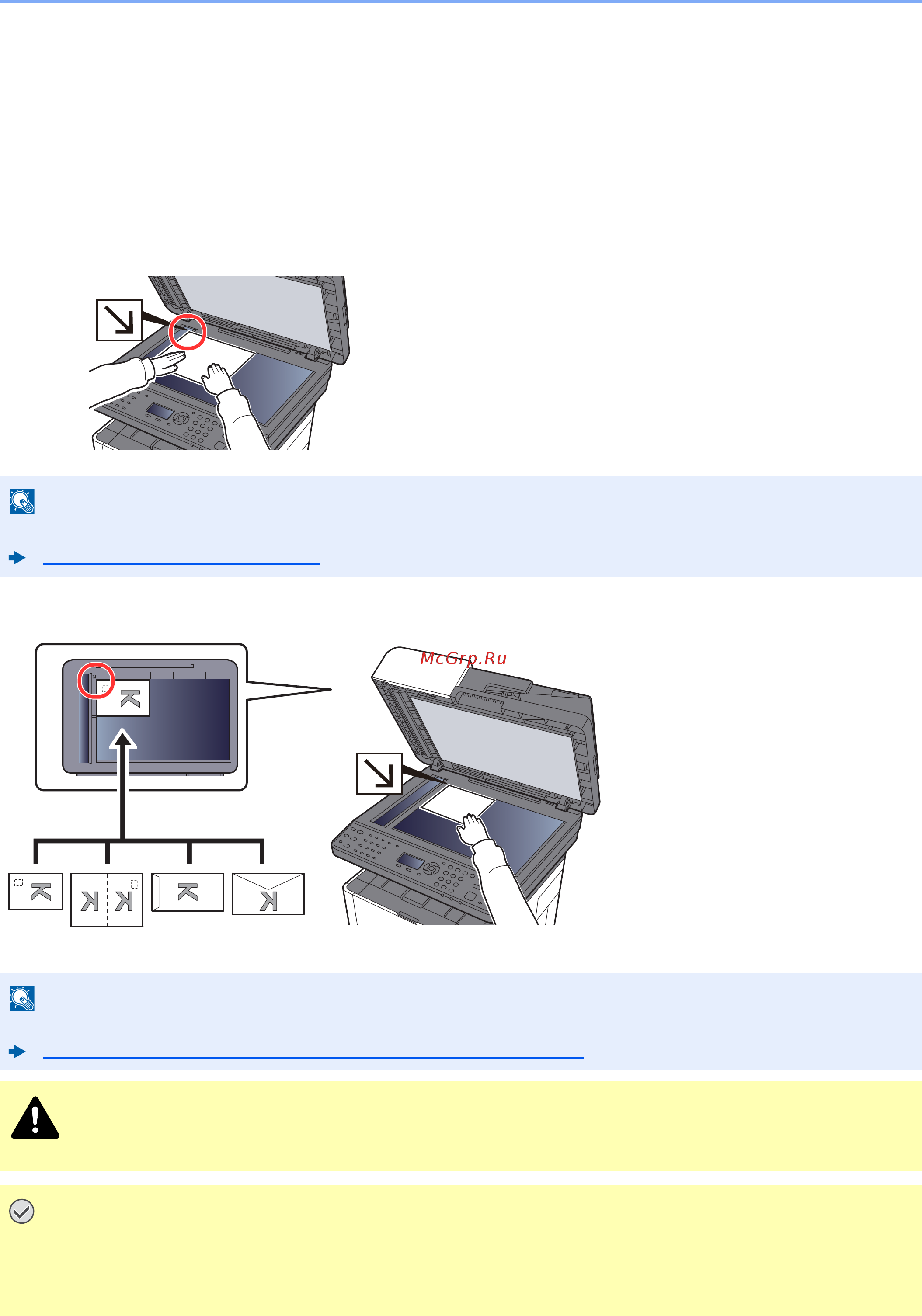 Kyocera ECOSYS M2135dn [165/428] Загрузка оригиналов