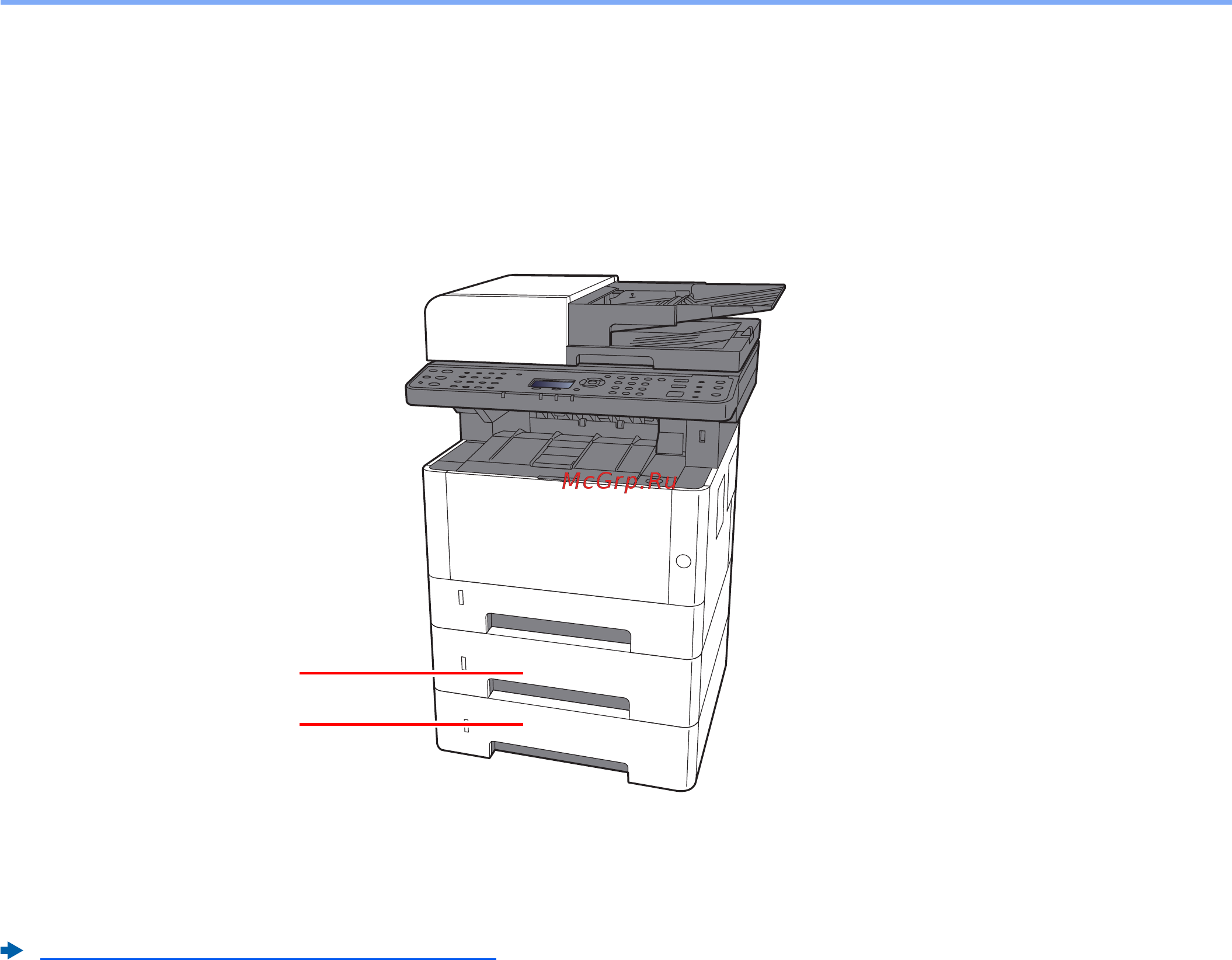 Kyocera ECOSYS M2135dn [51/428] Наименования компонентов с установленным дополнительным оборудованием