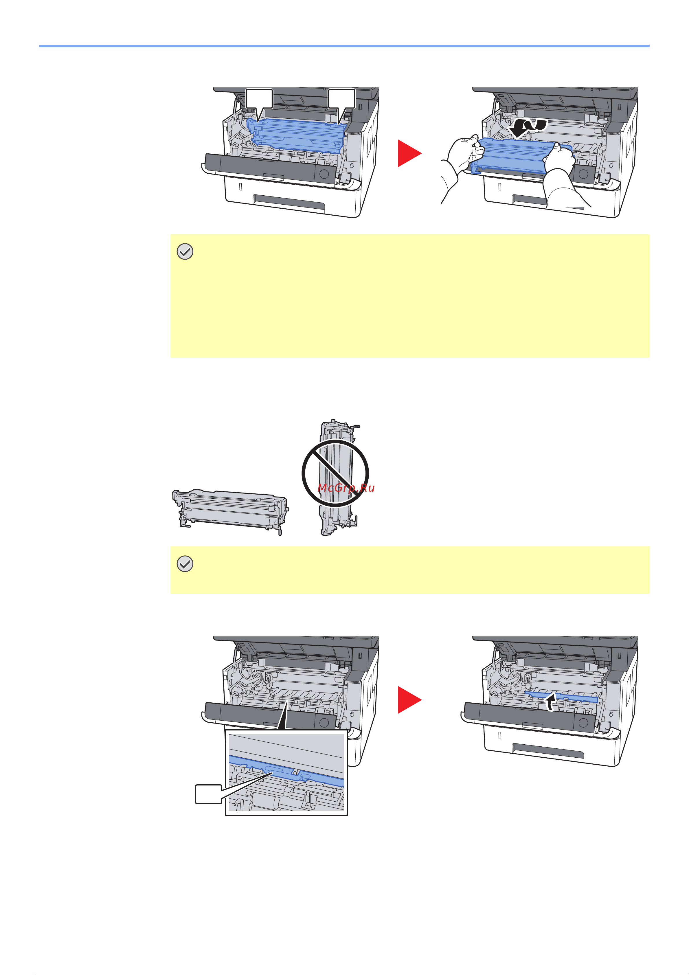 Kyocera ECOSYS M2235dn [368/415] Откройте крышку податчика c