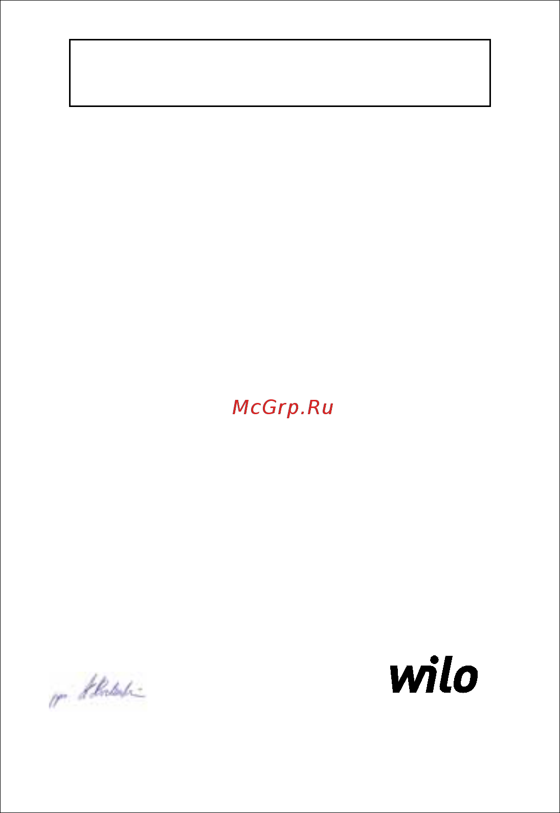 Wilo Yonos PICO 30/1-6 [20/22] Eg konformitätserklärung ec declaration of conformity declaration de conformite ce
