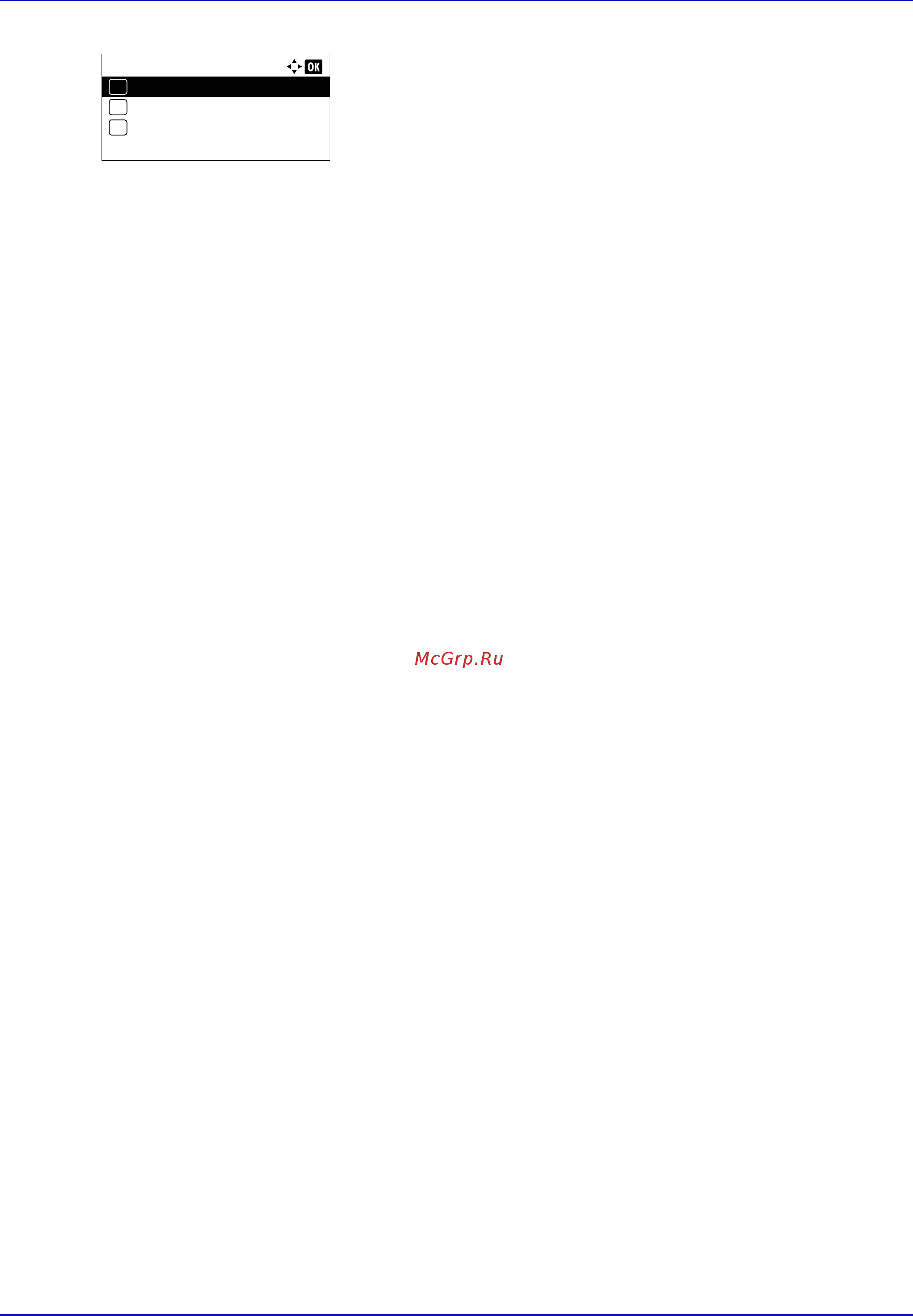Kyocera ECOSYS P4040dn [102/335] Тип носителя настройка типа бумаги для универсального лотка