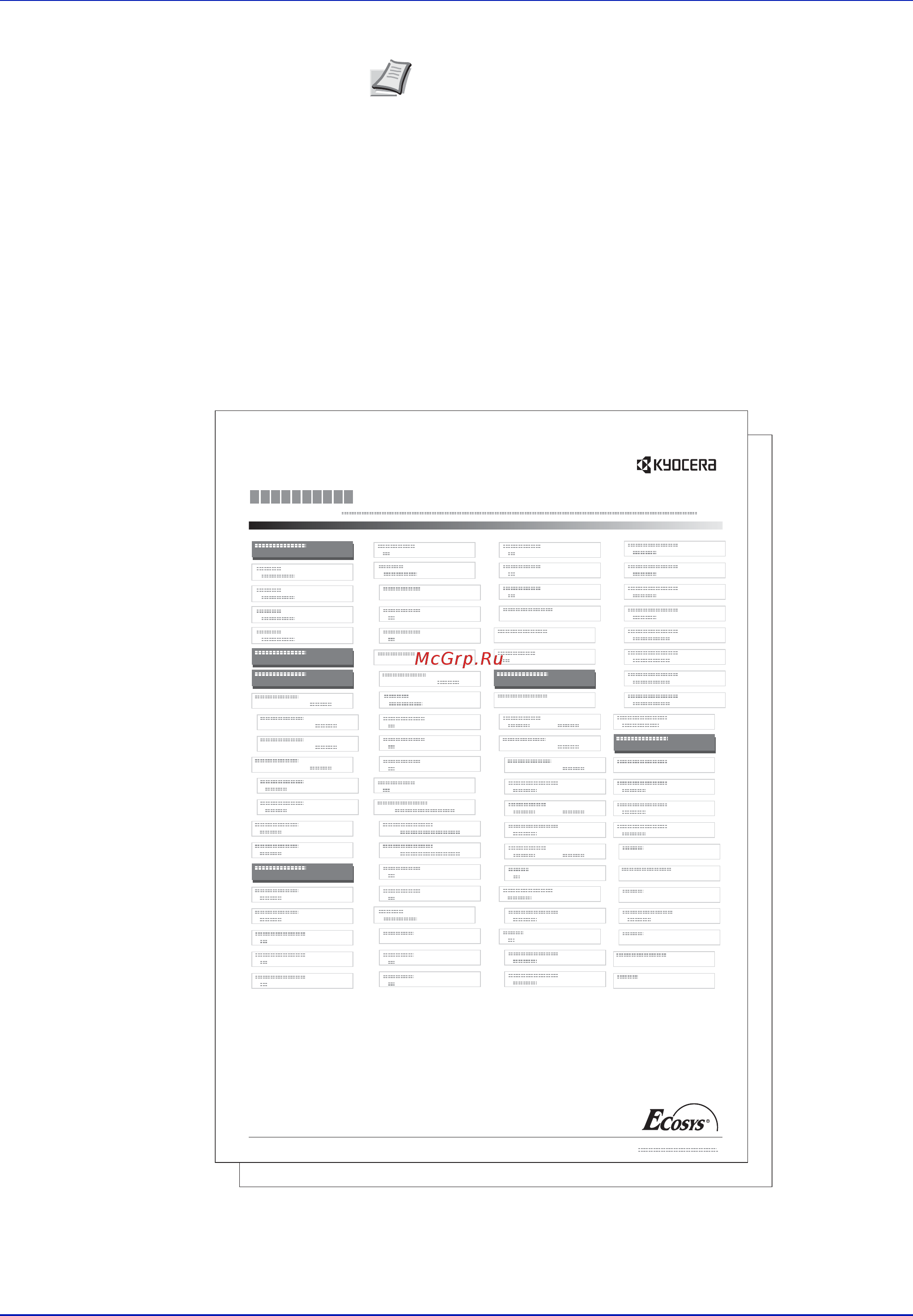 Kyocera ECOSYS P4040dn [81/335] Menu map