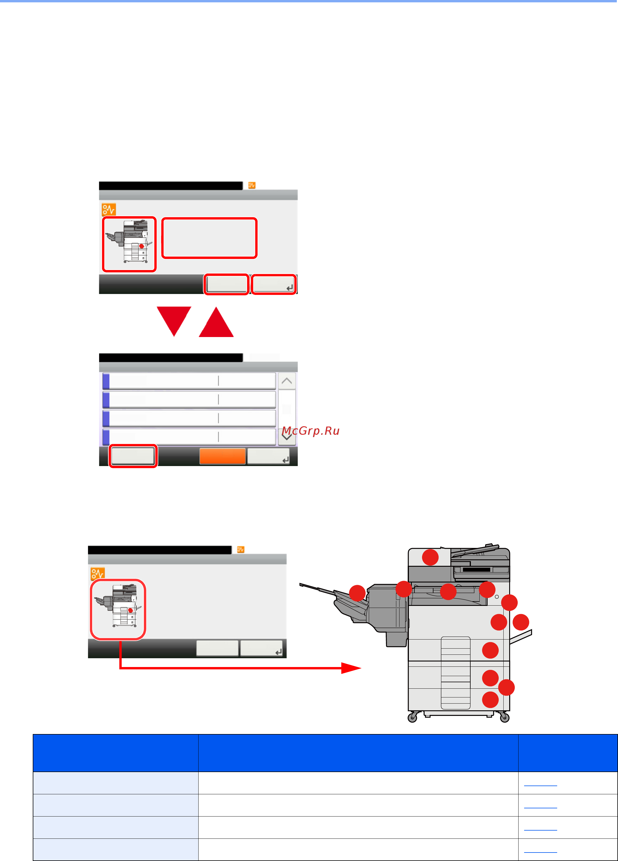 Kyocera ECOSYS M4125idn (1102P23NL0) [487/543] Обозначение компонента узла в котором произошло замятие