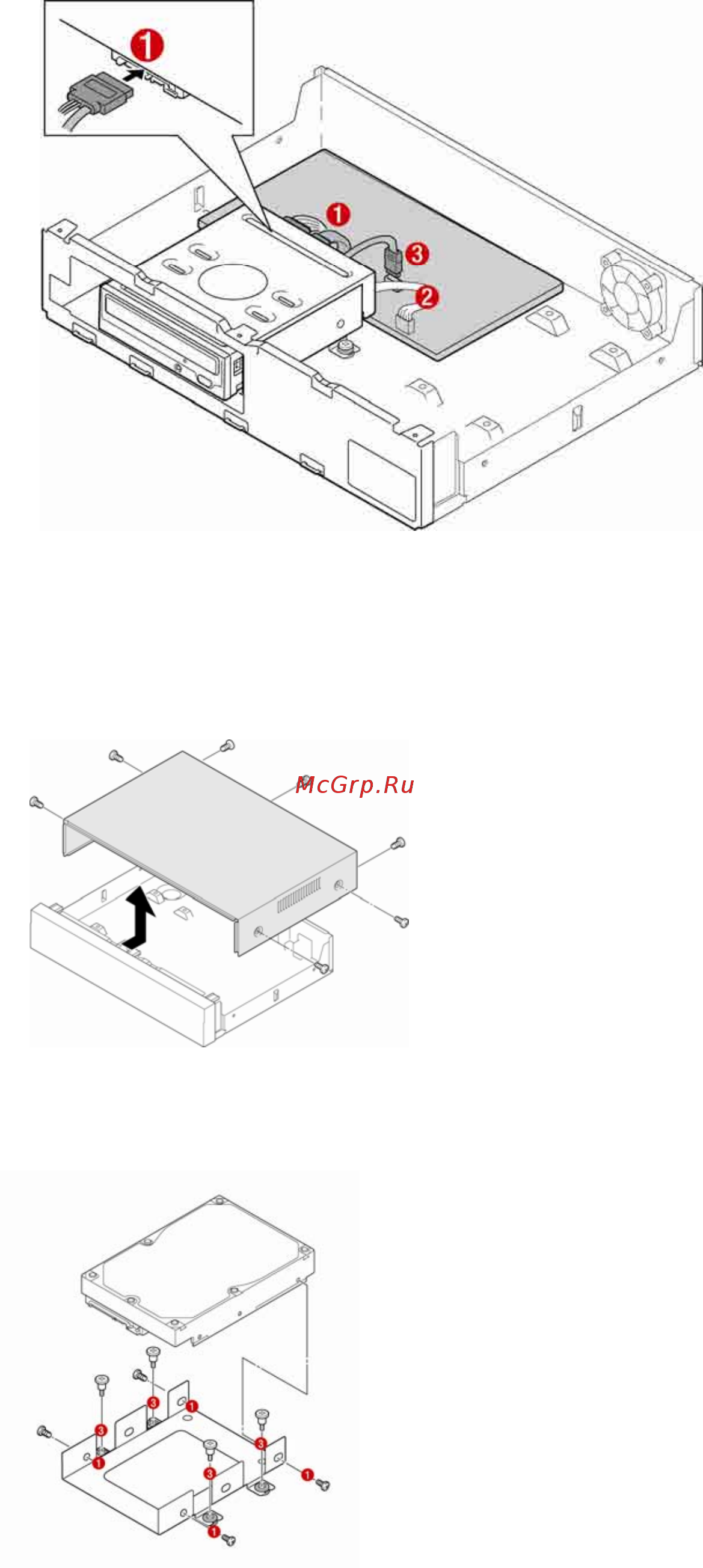 Microdigital MDR-9500M [7/77] Установка жесткого диска