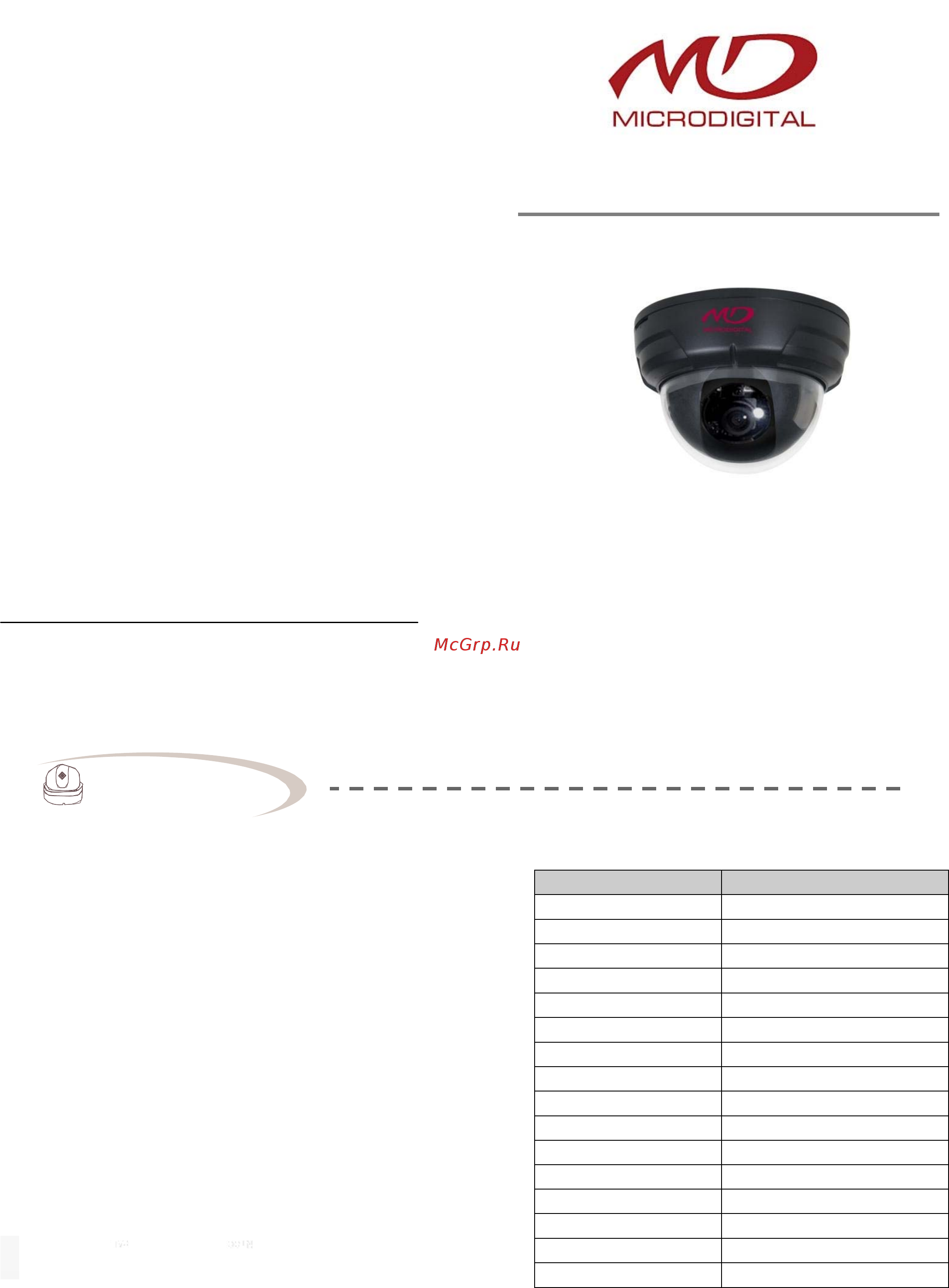 Microdigital MDC-7120FX Инструкция по эксплуатации онлайн