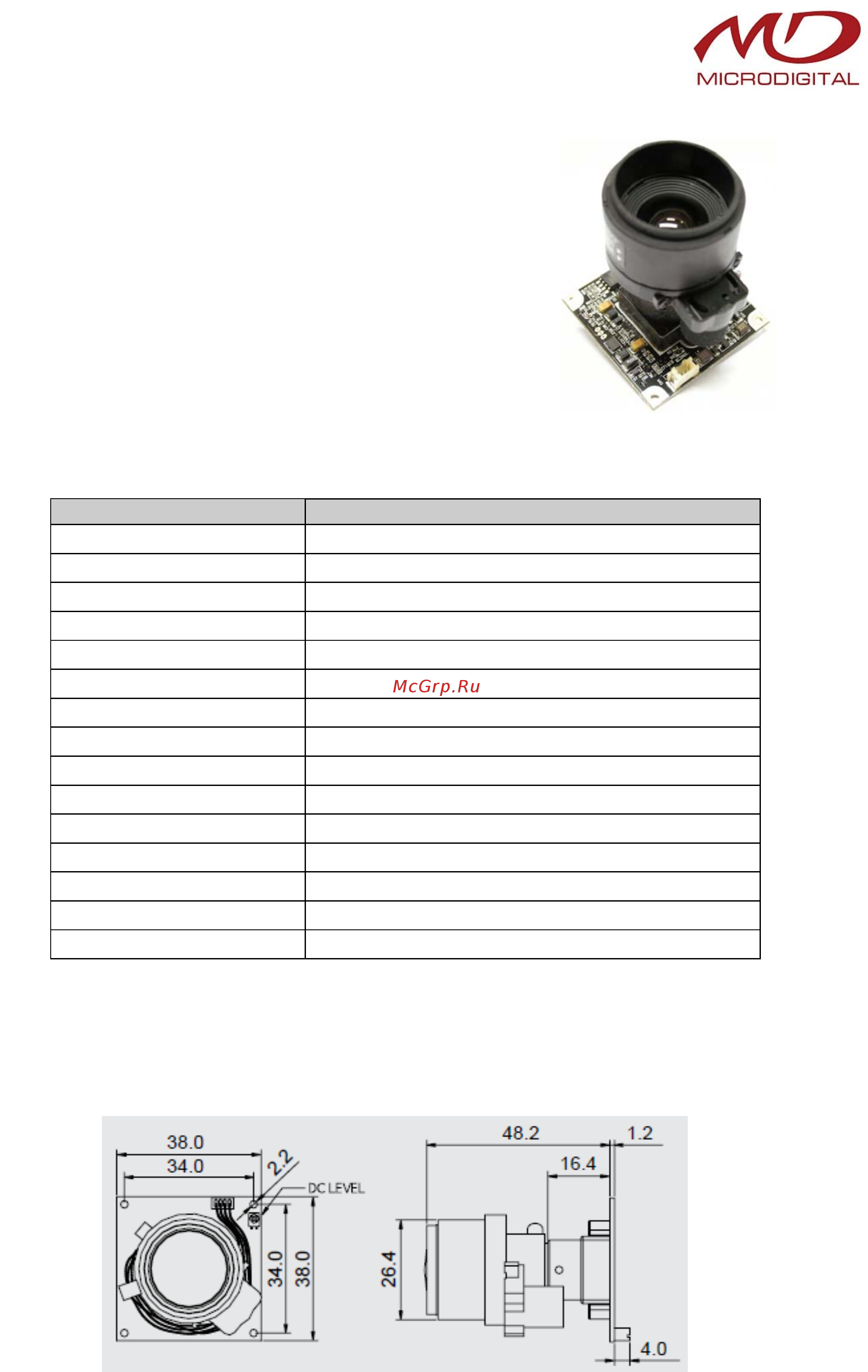 Microdigital MDC-2110V Инструкция по эксплуатации онлайн