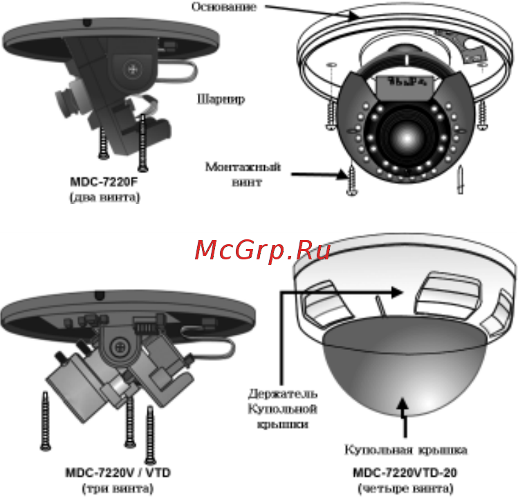 Microdigital MDC-8220V [25/56] Монтаж