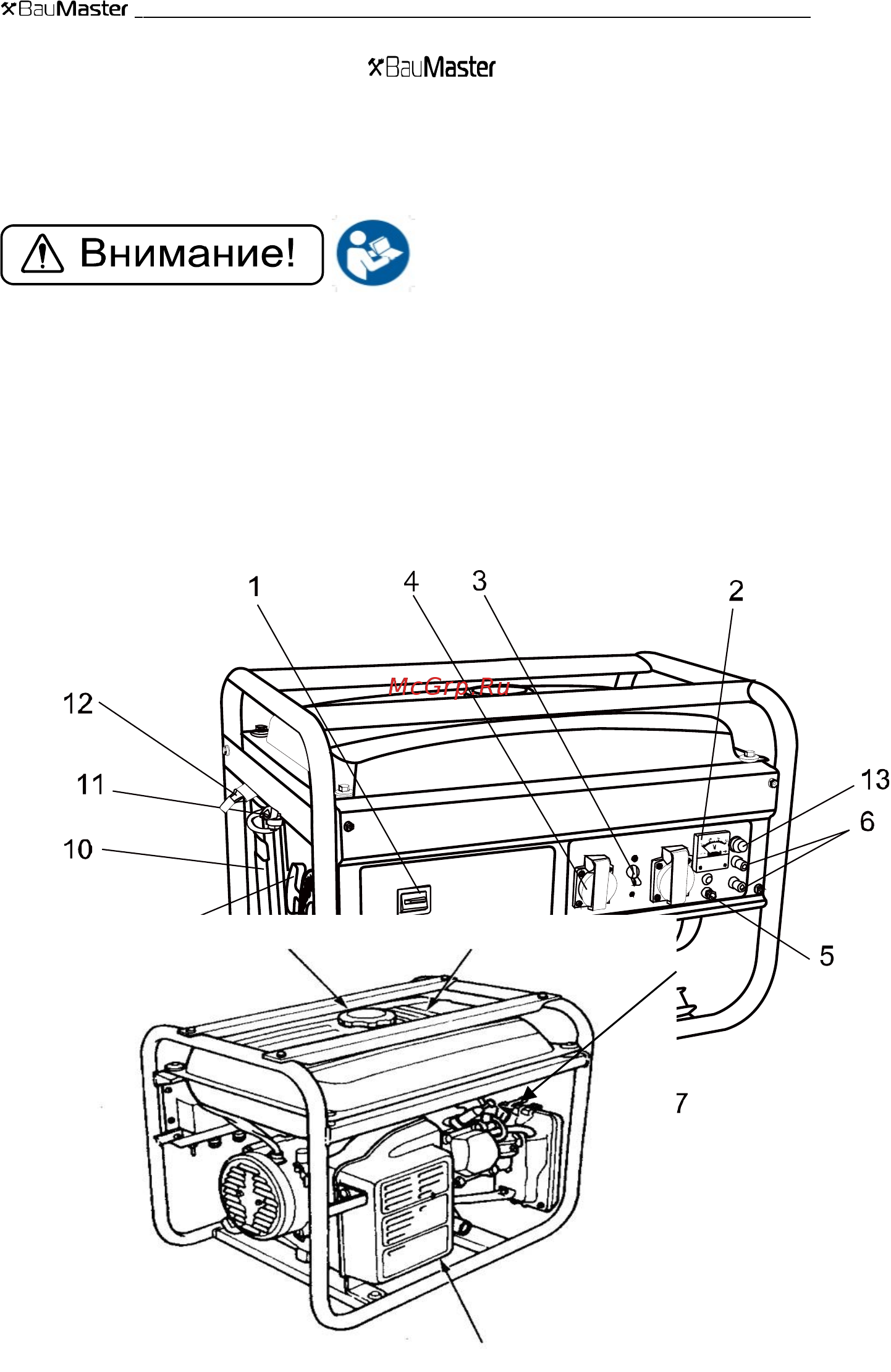 BauMaster PG-87301X Инструкция по эксплуатации онлайн [3/27] 579510