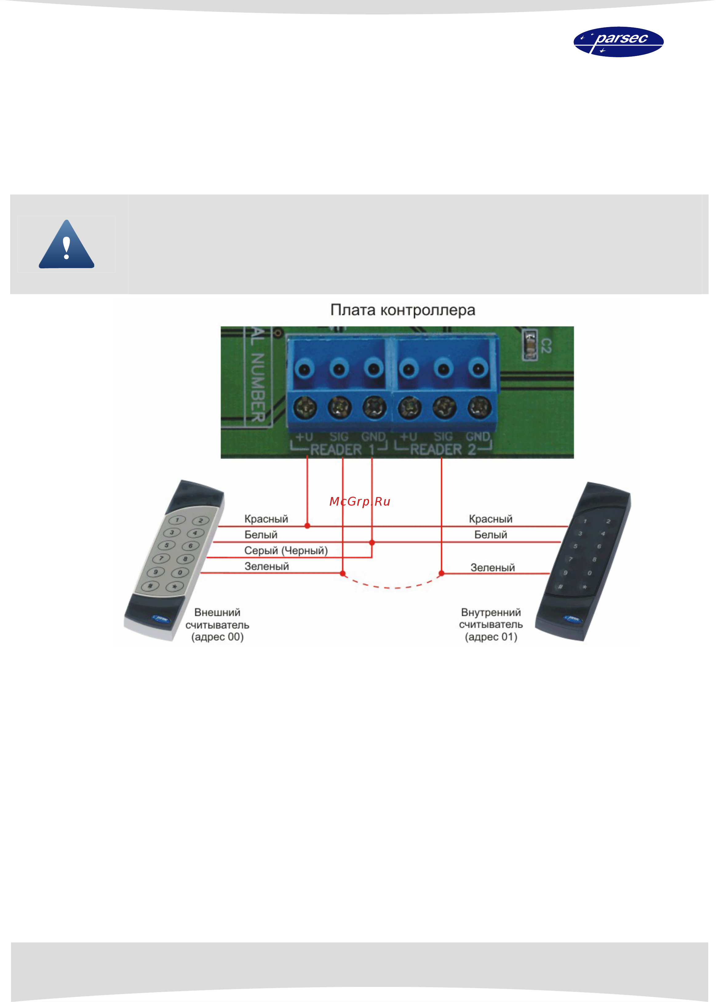 Parsec NC-2000-IP Инструкция по эксплуатации онлайн [12/29] 285839