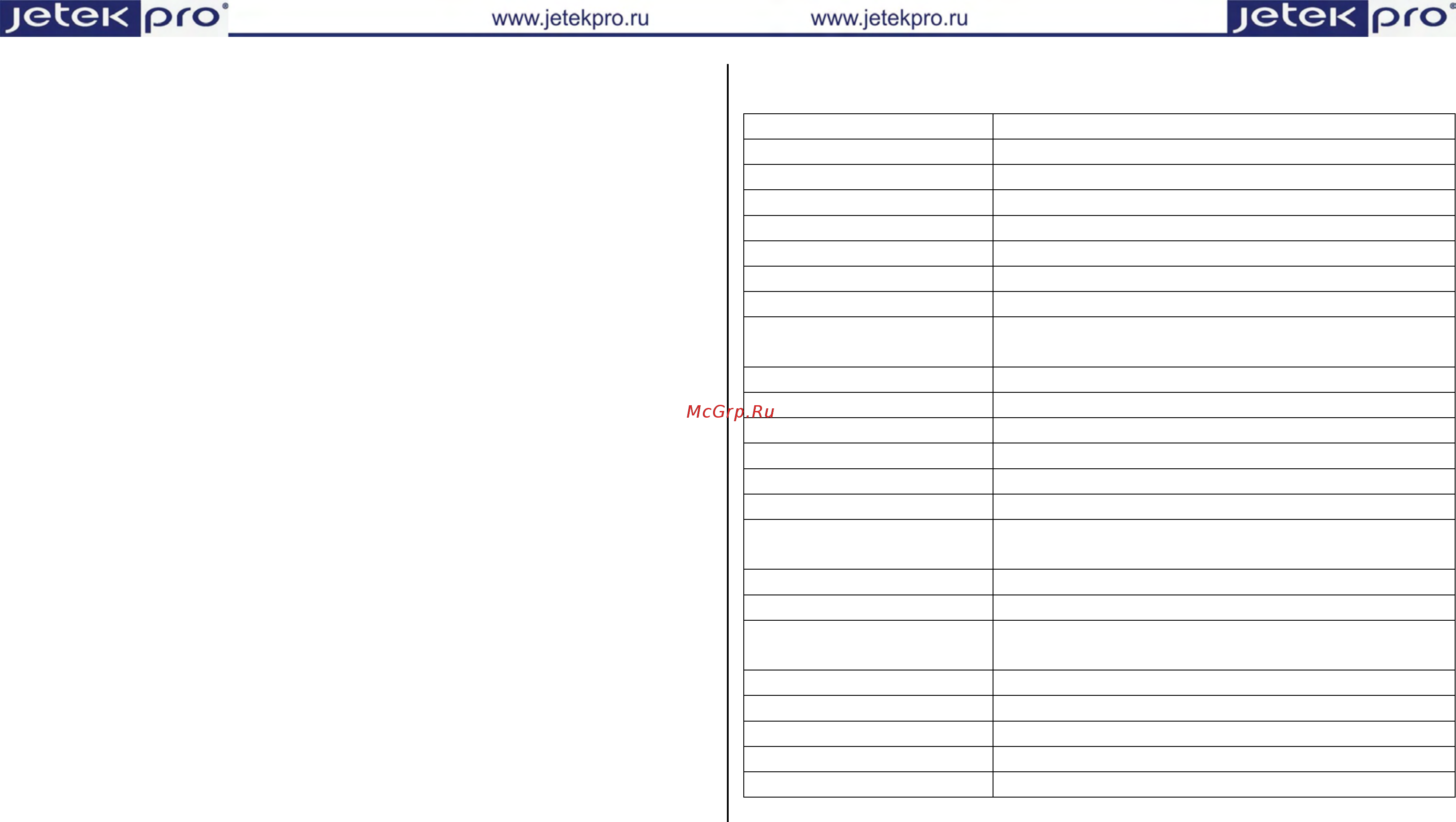 Jetek Pro JTC-2540DN Инструкция по эксплуатации онлайн [9/9] 285873